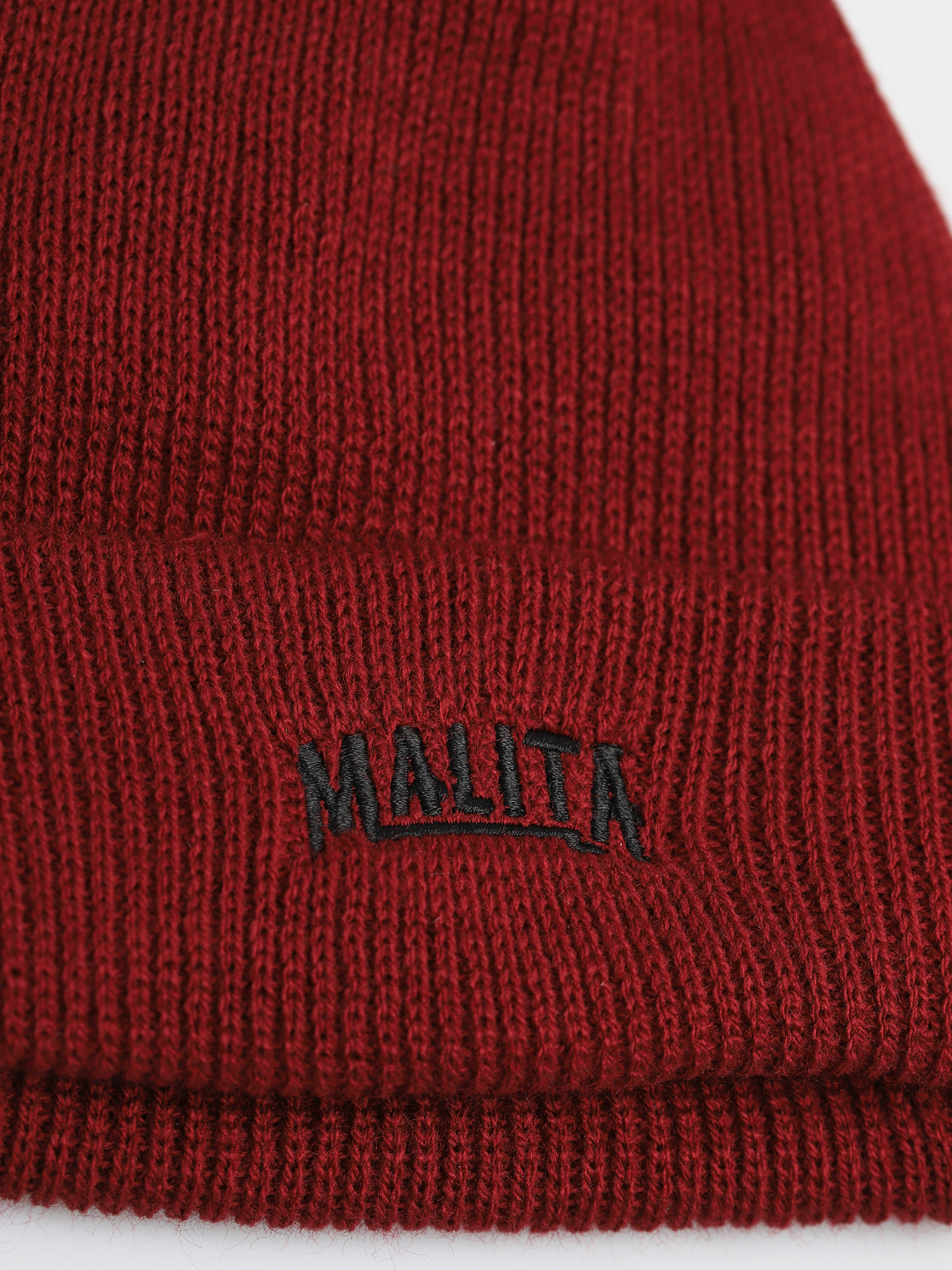 Czapka zimowa Malita Miner (maroon/black)