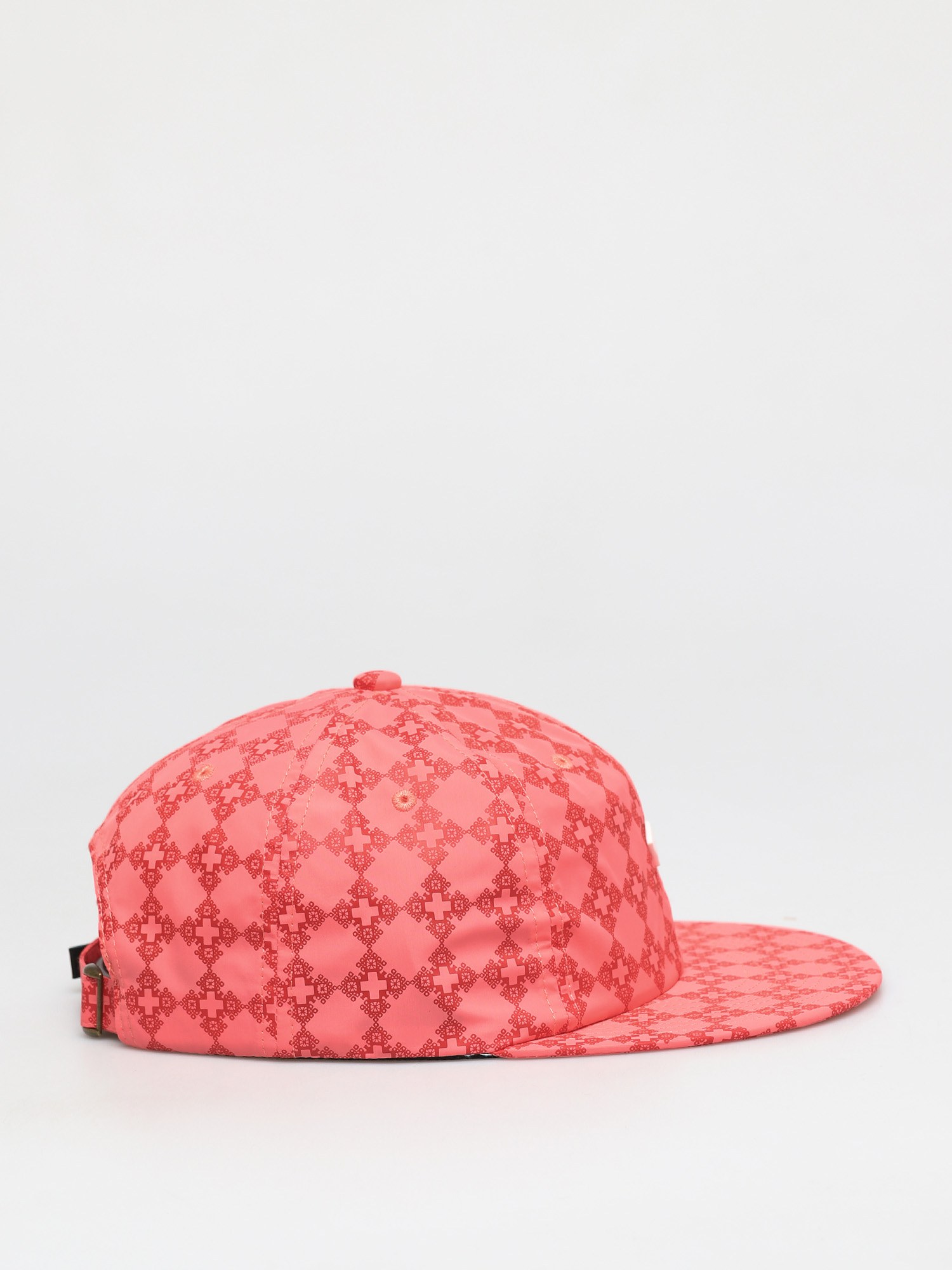 Czapka z daszkiem Diamond Supply Co. Brilliant Checkered Cross Unstructured 6 Panel ZD (coral)