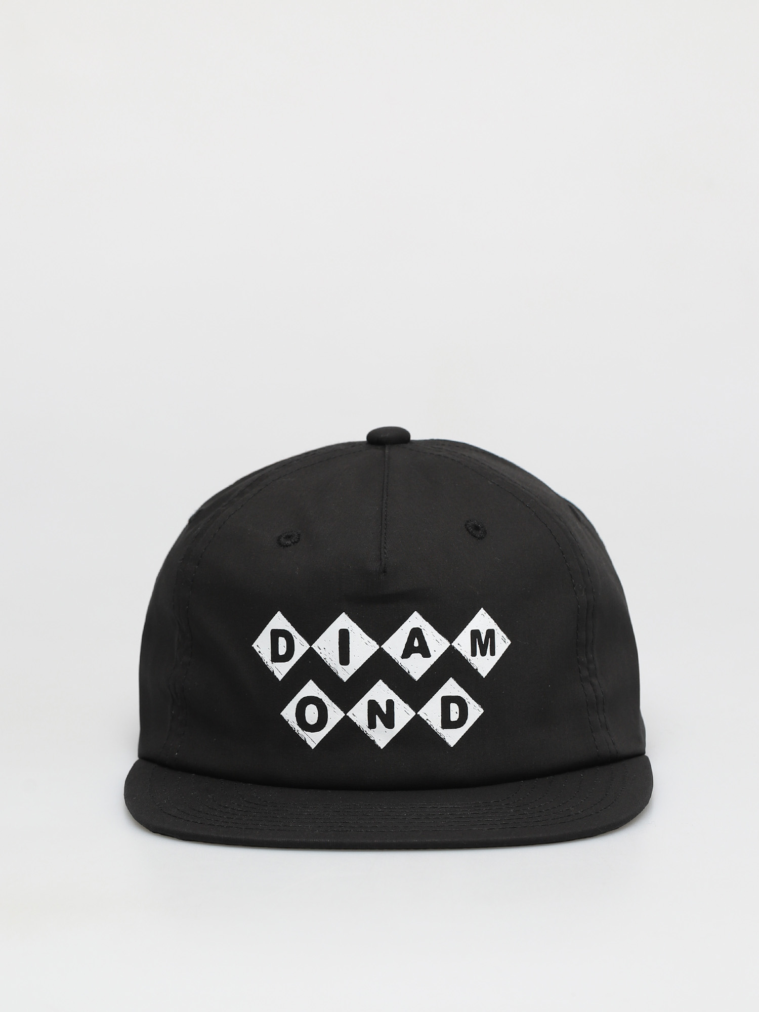 Czapka z daszkiem Diamond Supply Co. Gem Block Unstructured Strapback ZD (black)