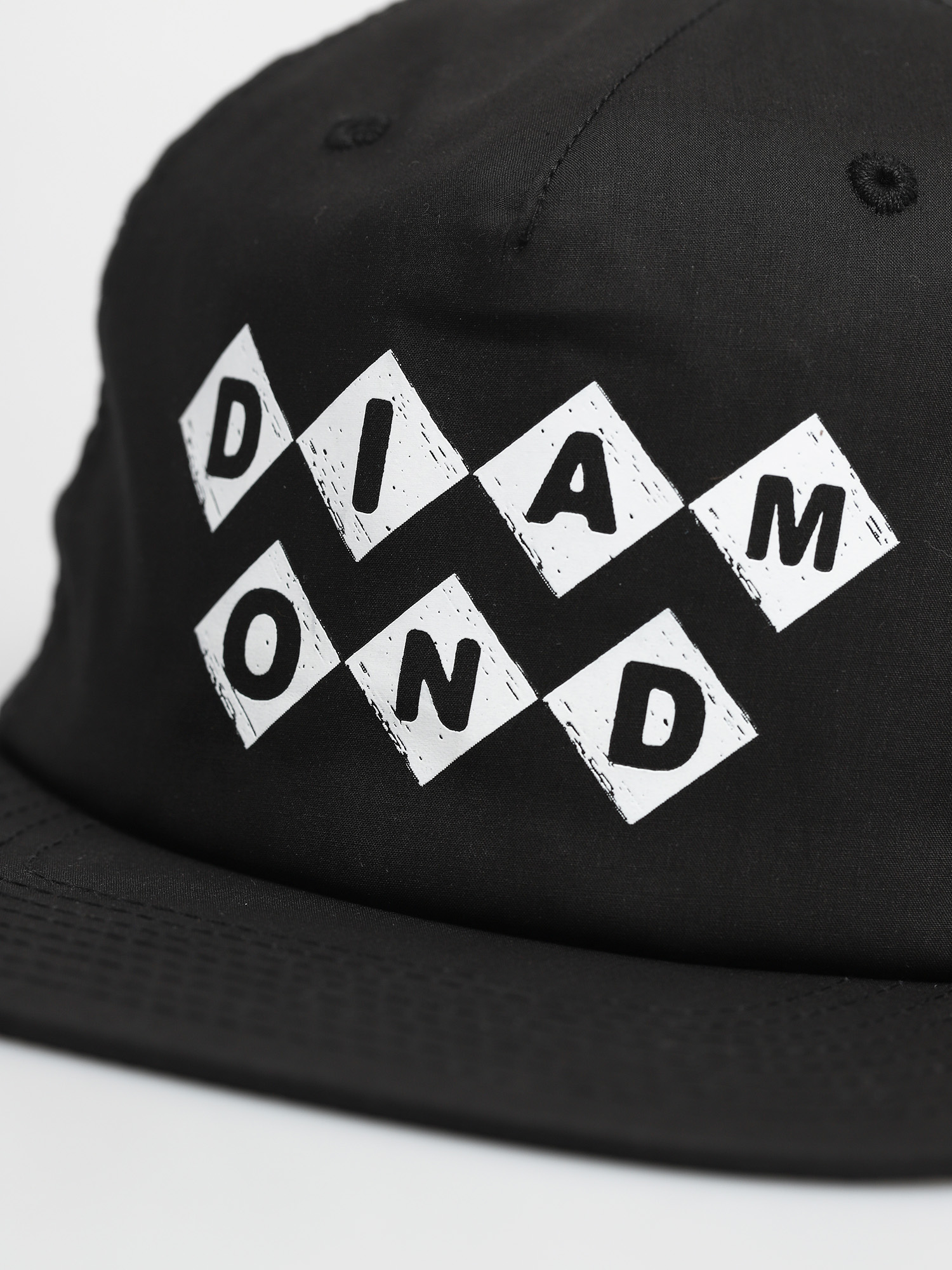 Czapka z daszkiem Diamond Supply Co. Gem Block Unstructured Strapback ZD (black)