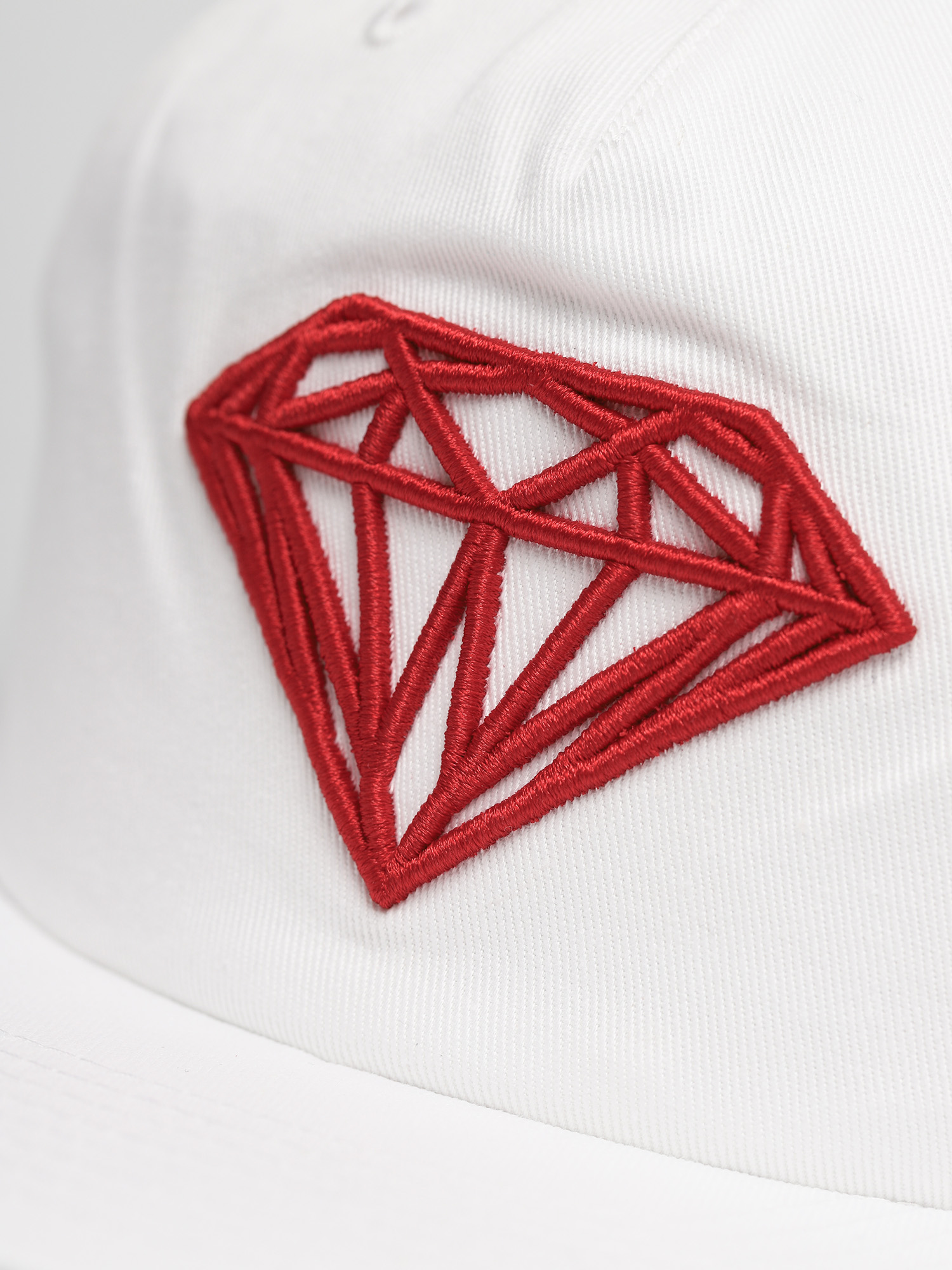 Czapka z daszkiem Diamond Supply Co. Brilliant Unstructured Snapback ZD (white)