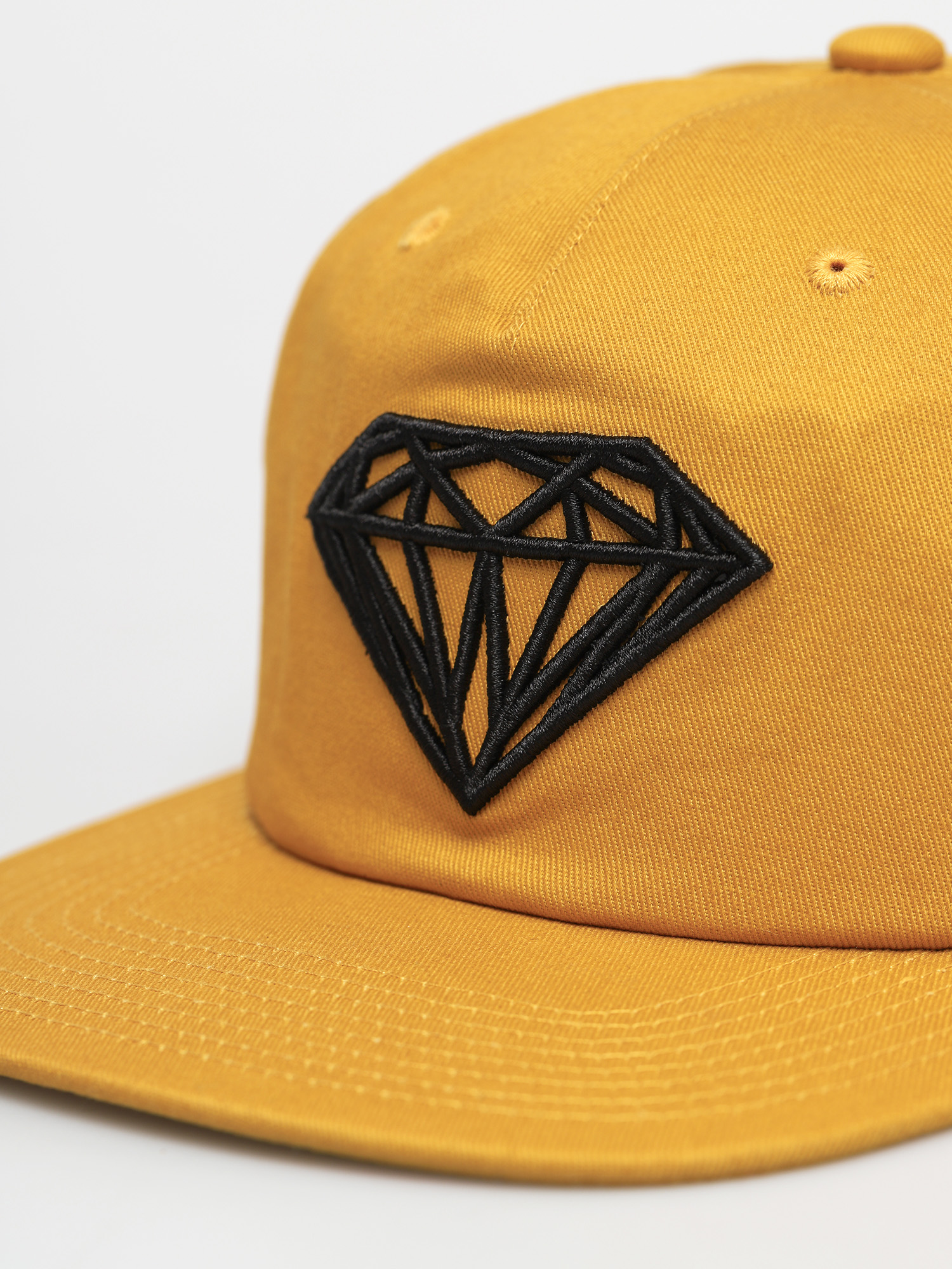 Czapka z daszkiem Diamond Supply Co. Brilliant Unstructured Snapback ZD (mustard)