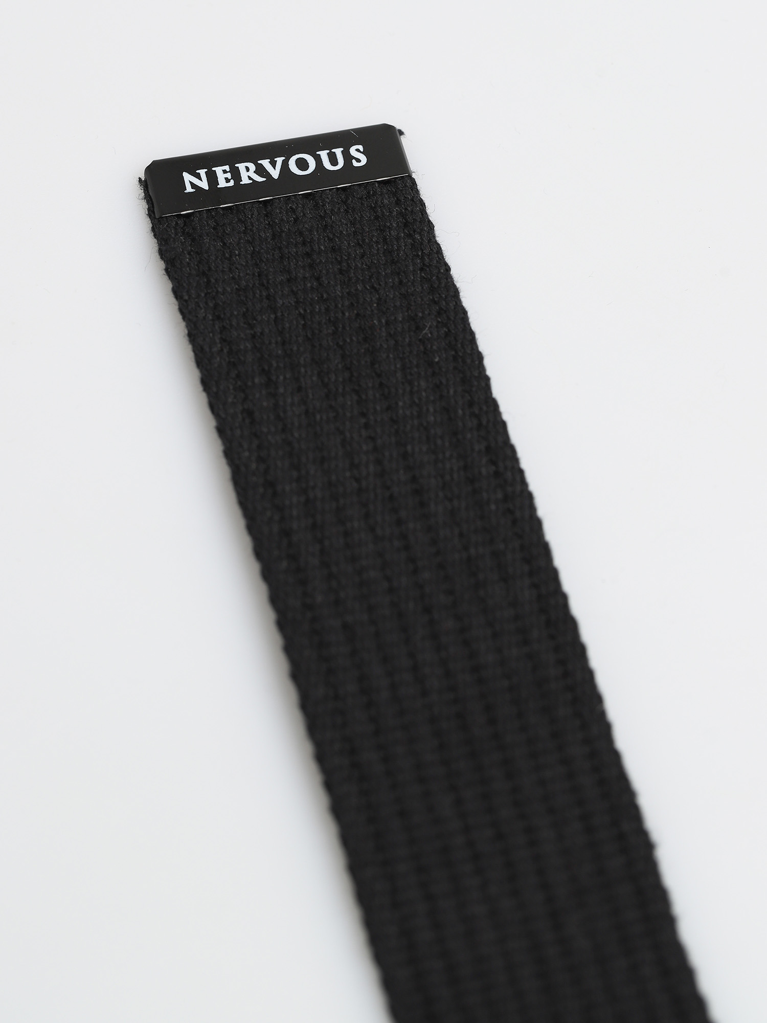 Pasek Nervous Gold Head (black/black)