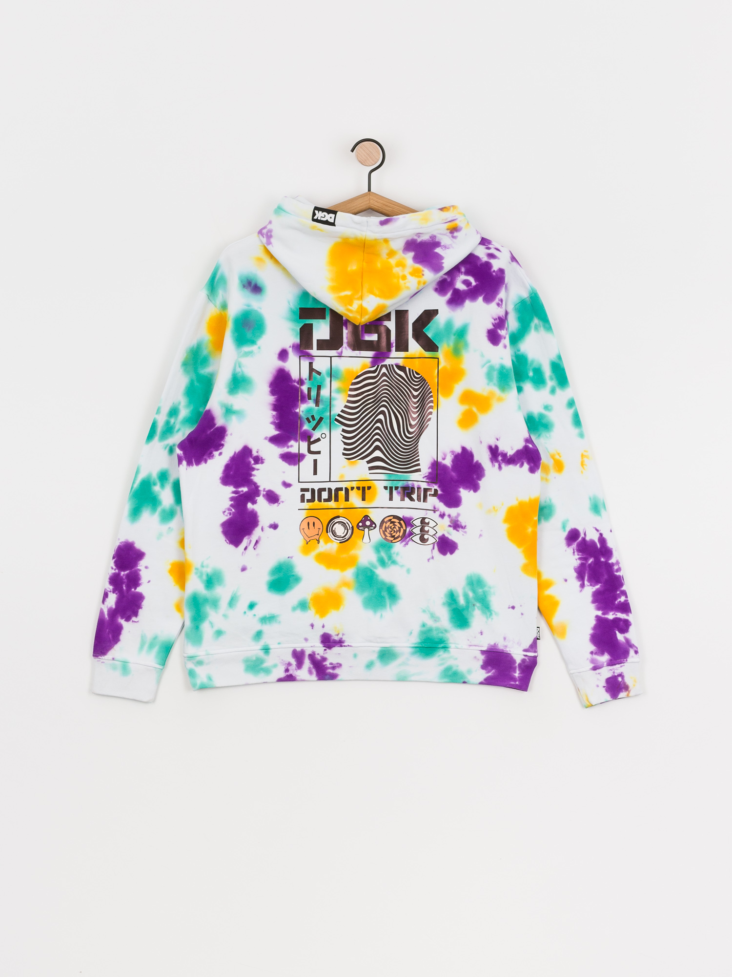 Bluza z kapturem DGK Psychodelic HD (white/multi)