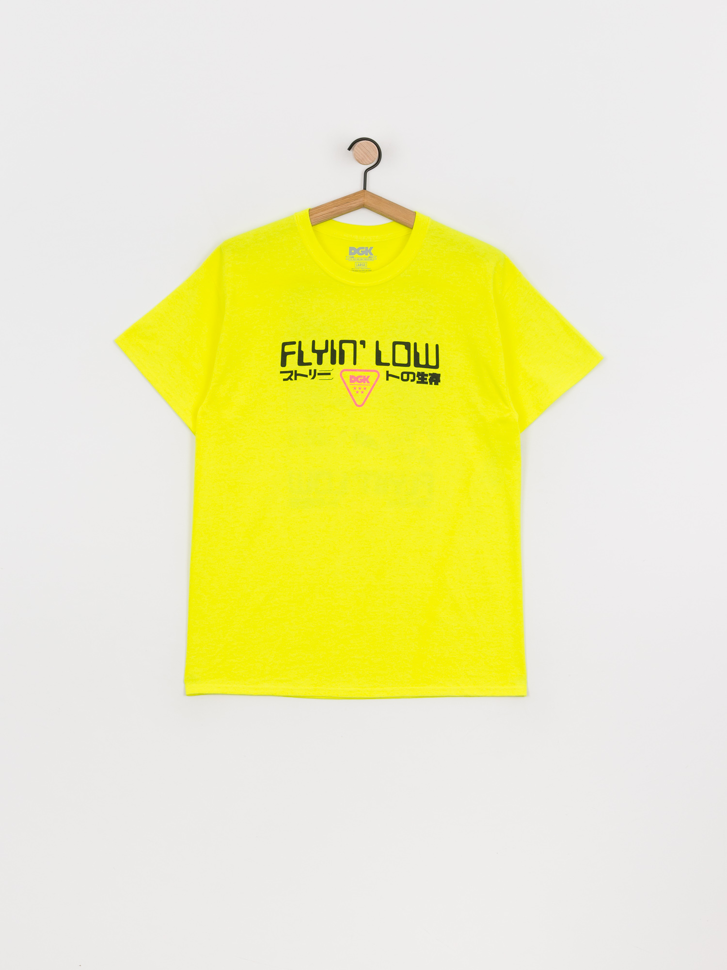 T-shirt DGK Liquid City (sefety green)