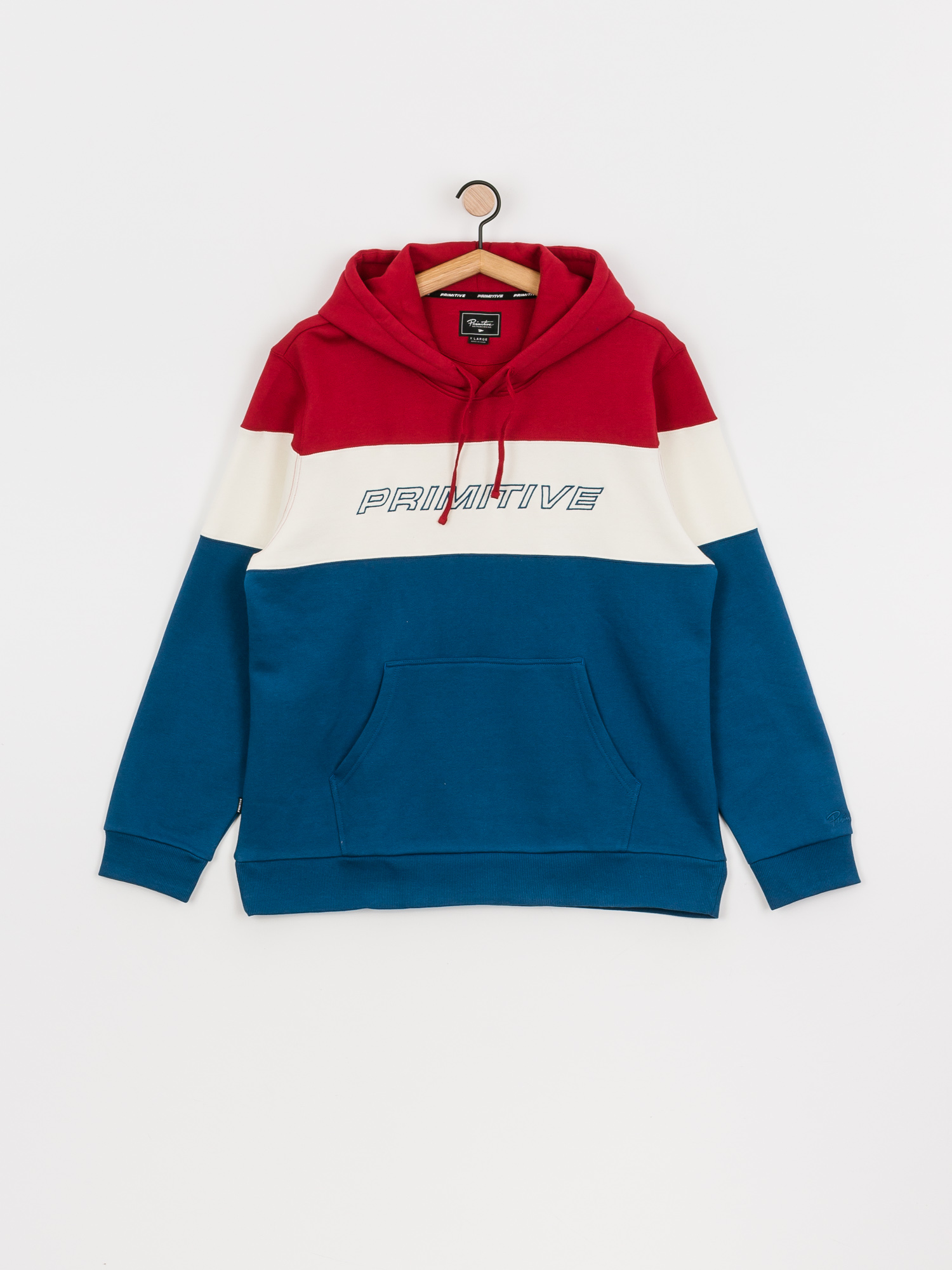 Bluza z kapturem Primitive Levels HD (red)