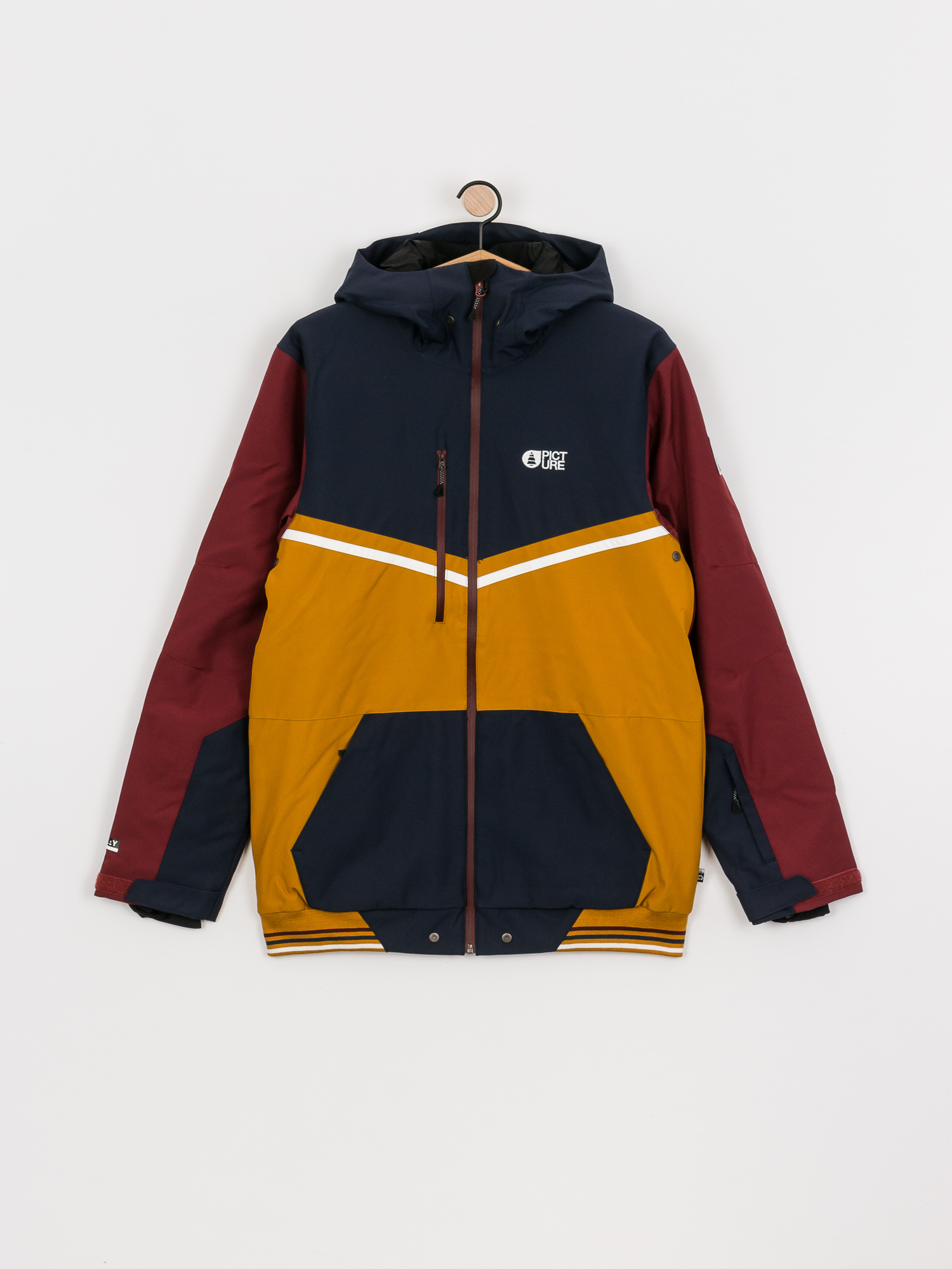 Męska Kurtka snowboardowa Picture Panel (camel dark blue)