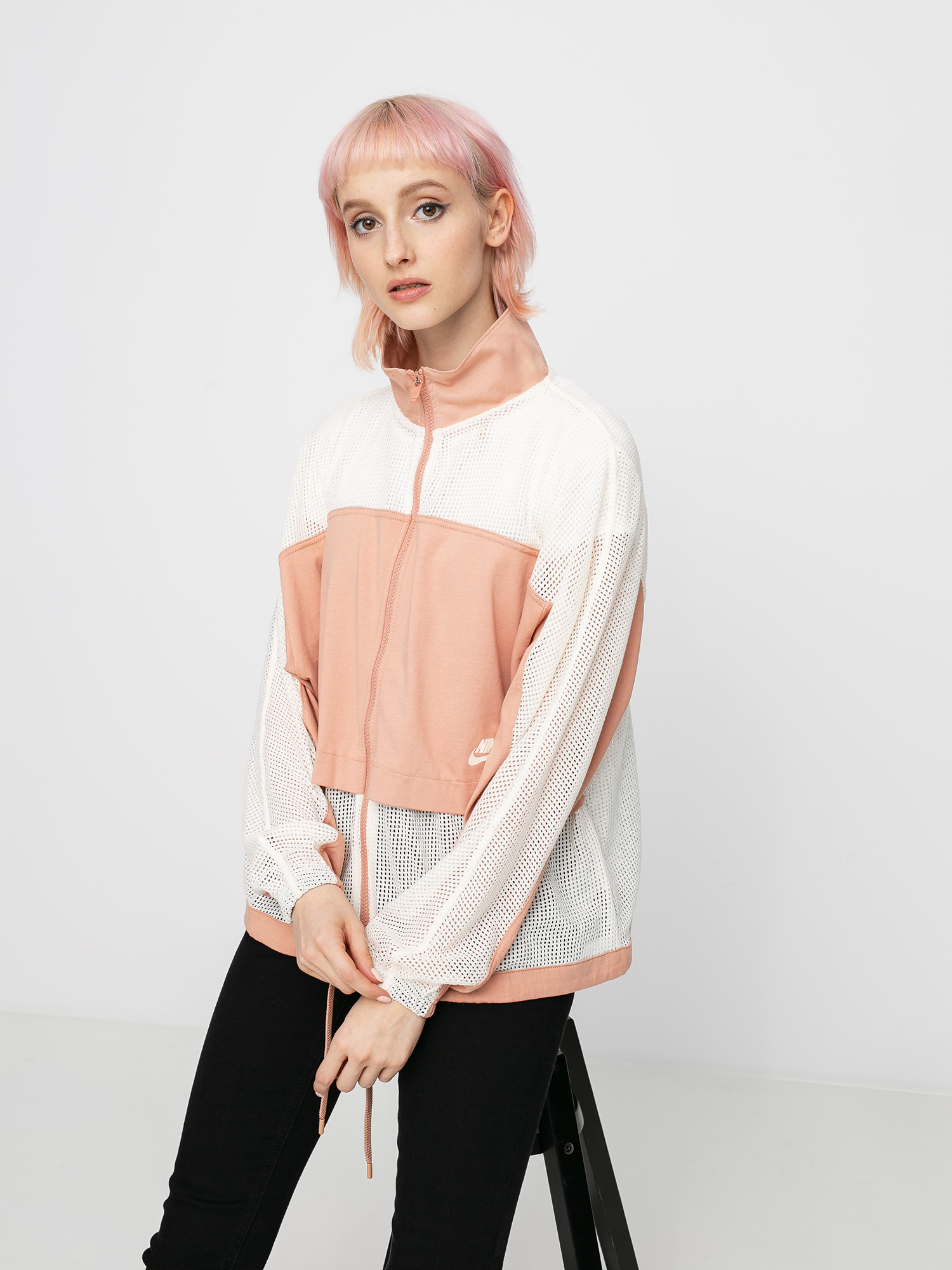 Bluza Nike Jkt Mesh Wmn (rose gold/pale ivory/pale ivory)