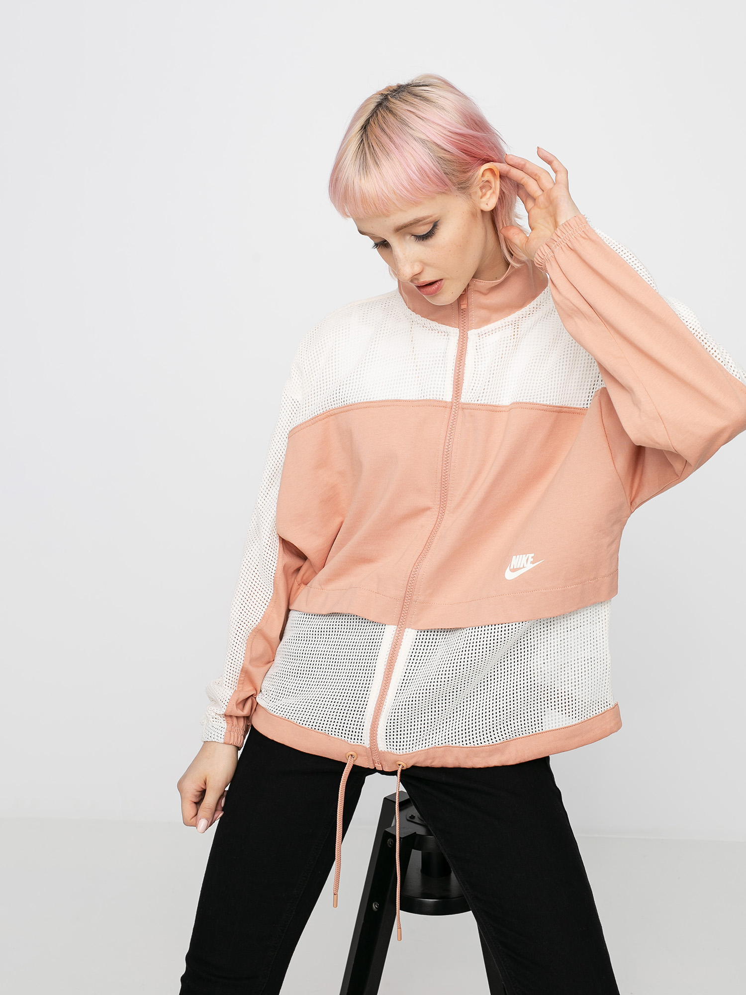 Bluza Nike Jkt Mesh Wmn (rose gold/pale ivory/pale ivory)