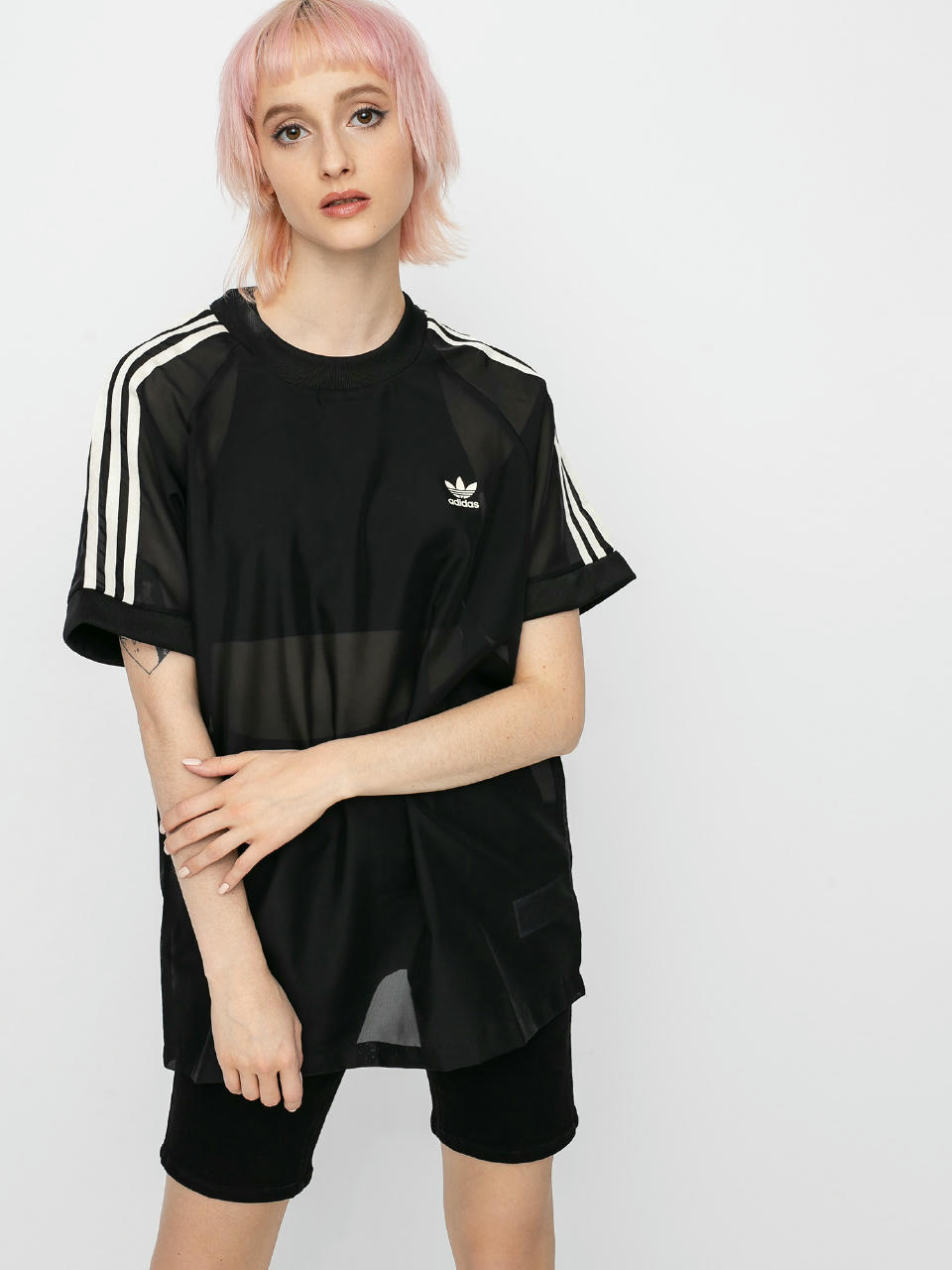 T-shirt adidas Originals 3 Stripes Wmn (black)