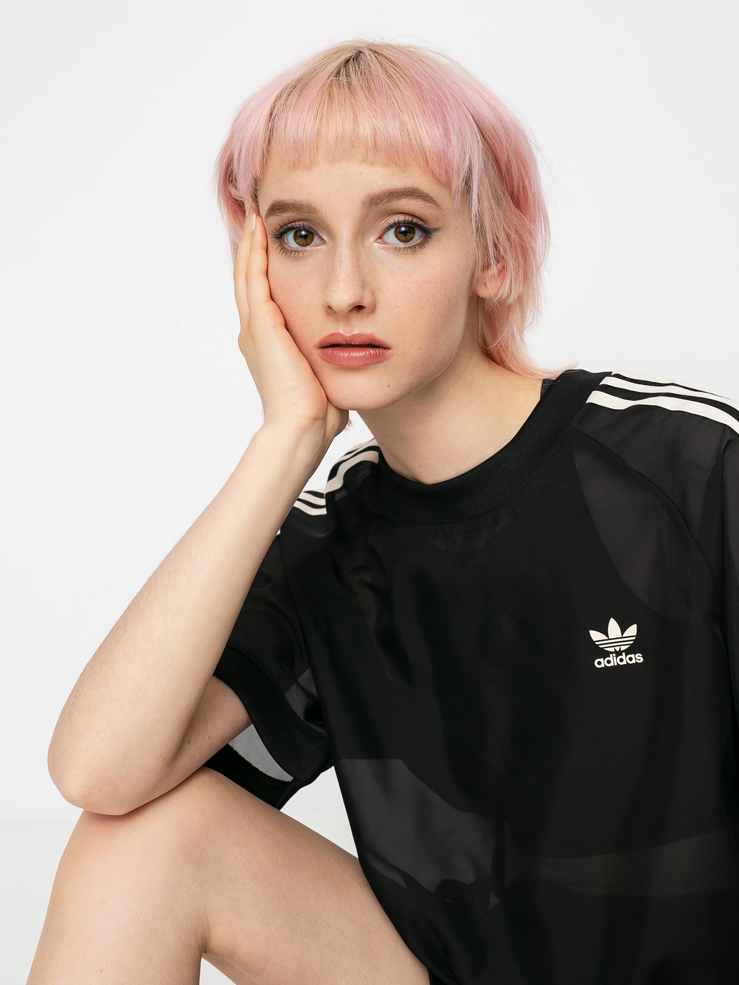 T-shirt adidas Originals 3 Stripes Wmn (black)
