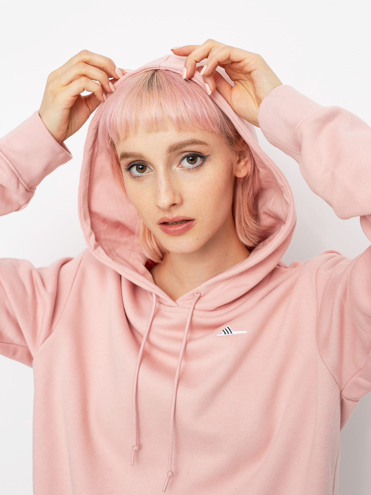 Bluza z kapturem adidas Originals Hoodie Wmn (pink spirit)