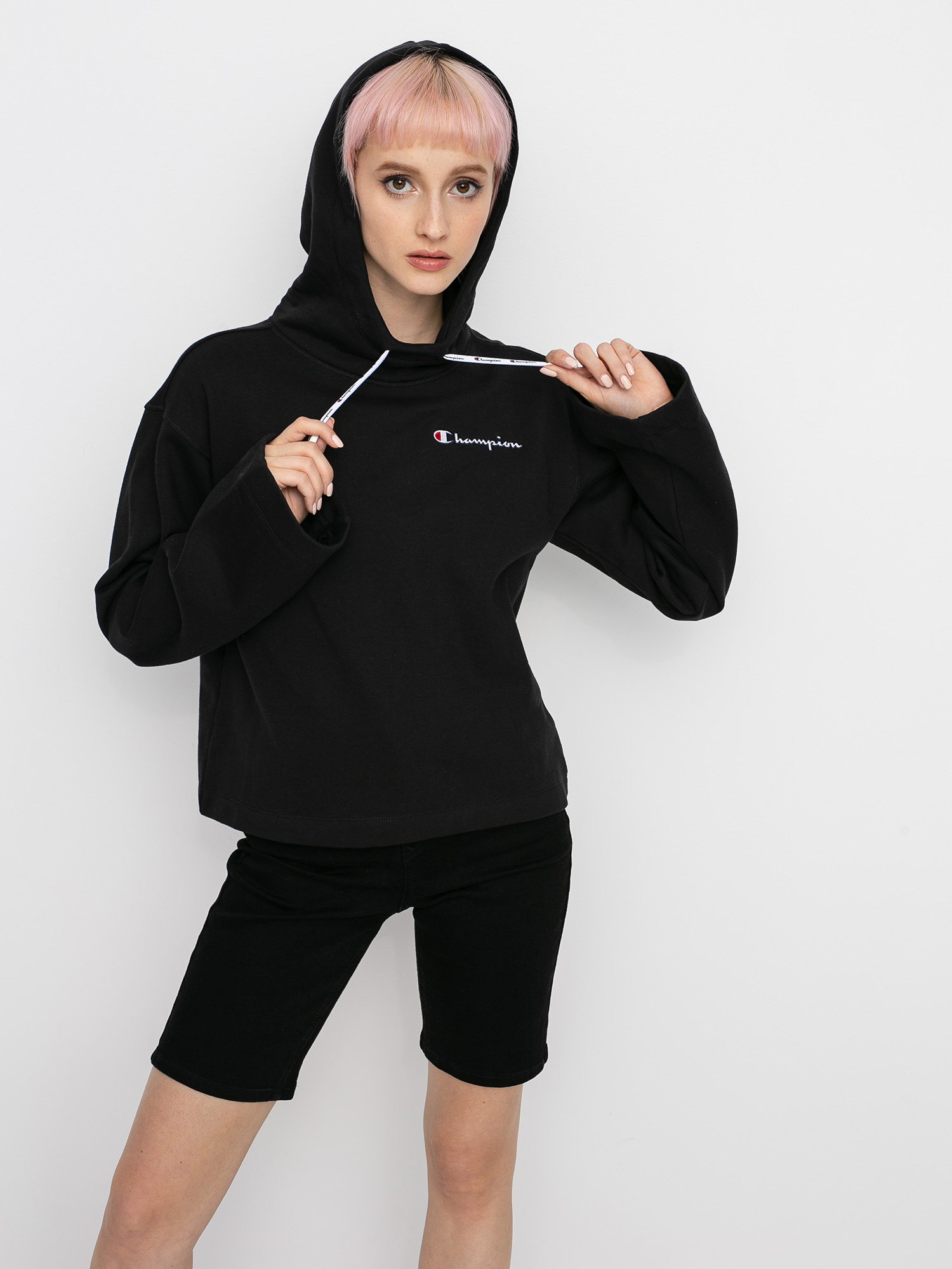 Bluza z kapturem Champion Sweatshirt HD 113186 Wmn (nbk)