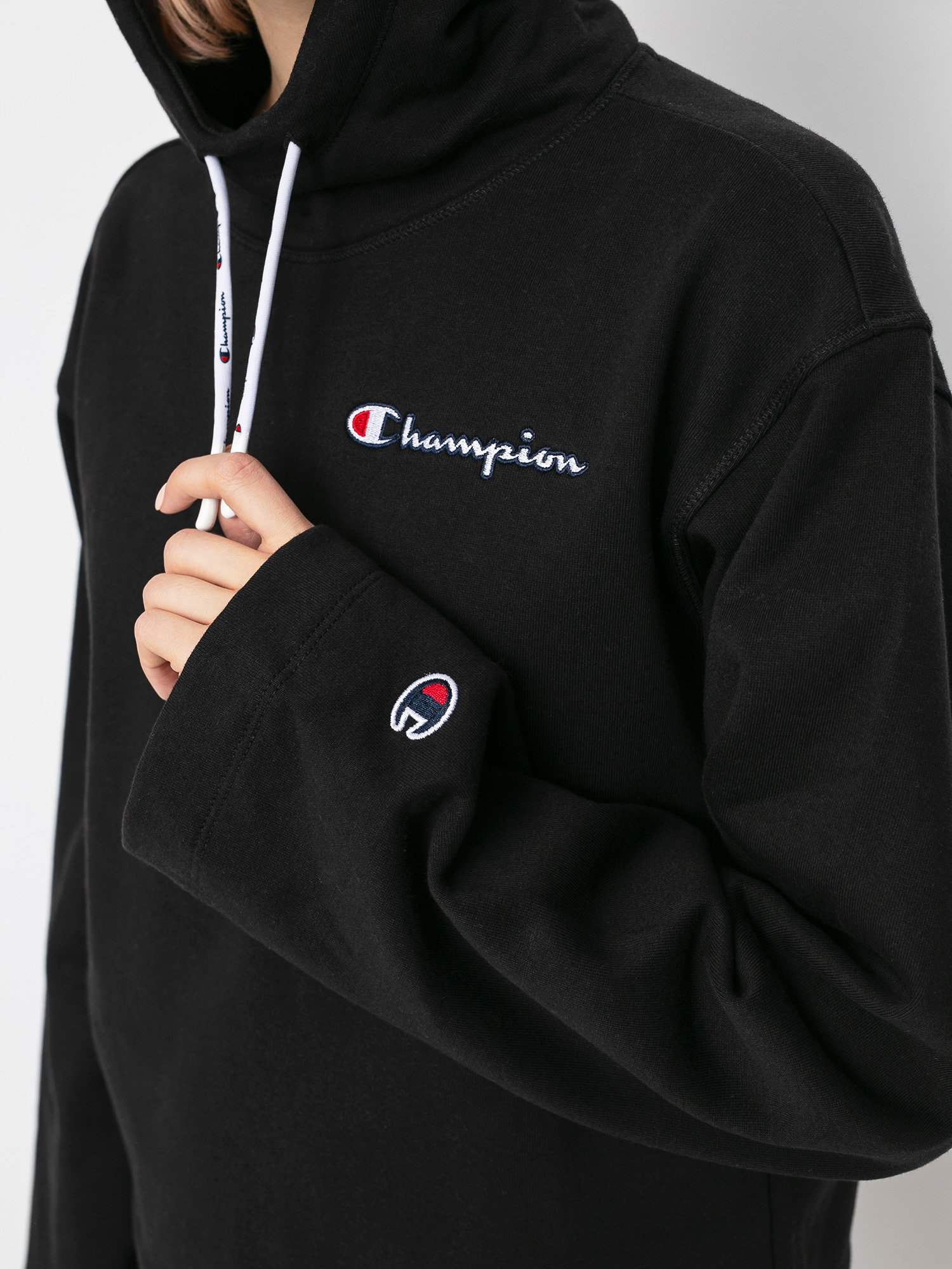 Bluza z kapturem Champion Sweatshirt HD 113186 Wmn (nbk)