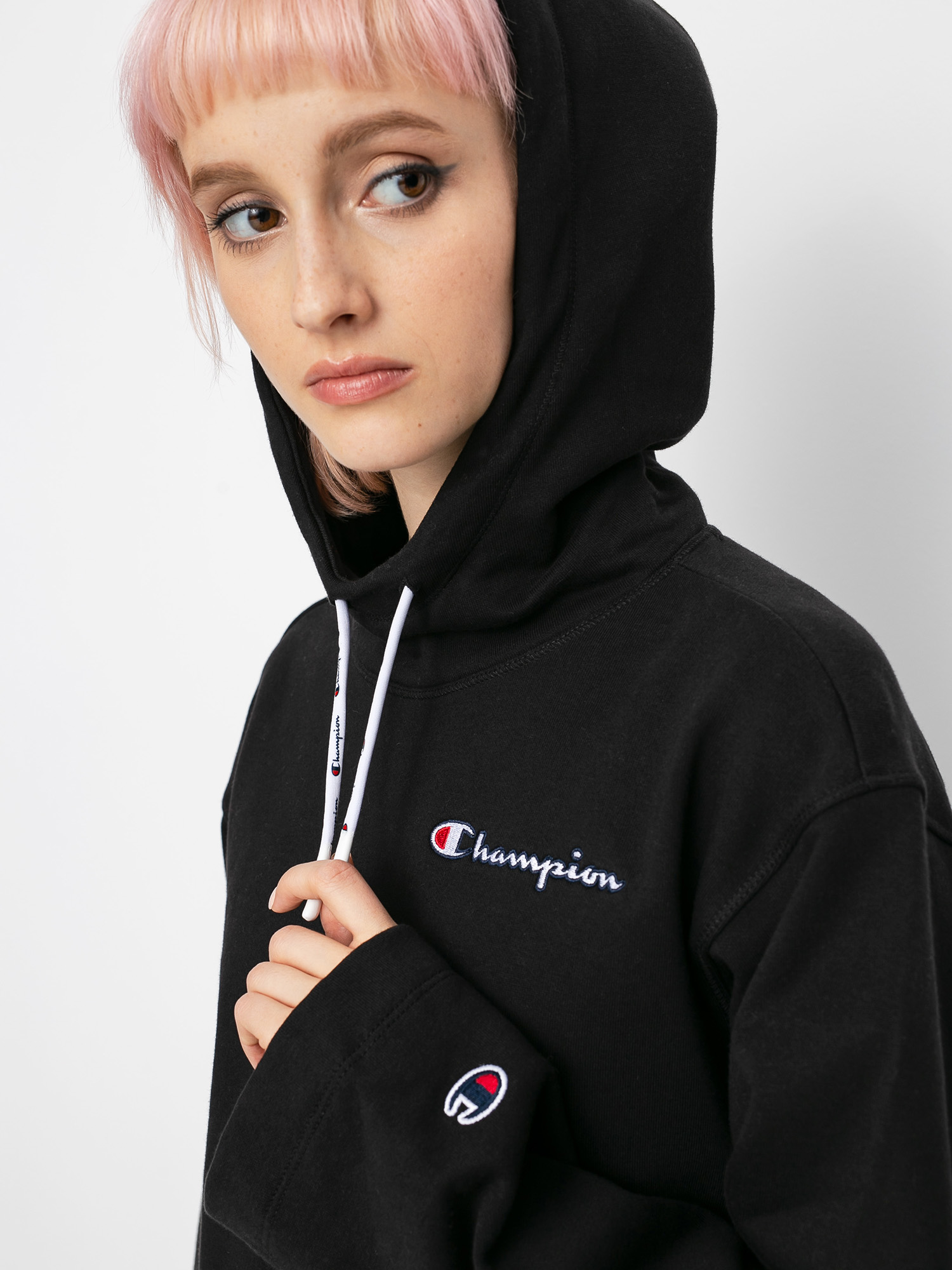 Bluza z kapturem Champion Sweatshirt HD 113186 Wmn (nbk)