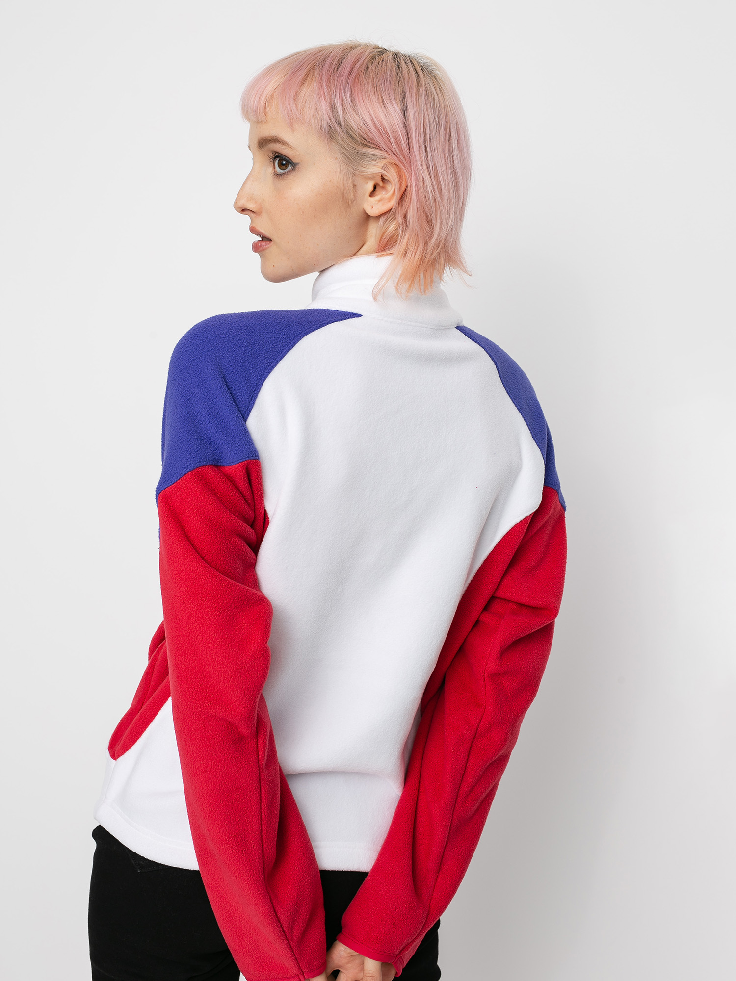 Bluza Champion High Neck Top 113347 Wmn (wht/ryr/scbl)