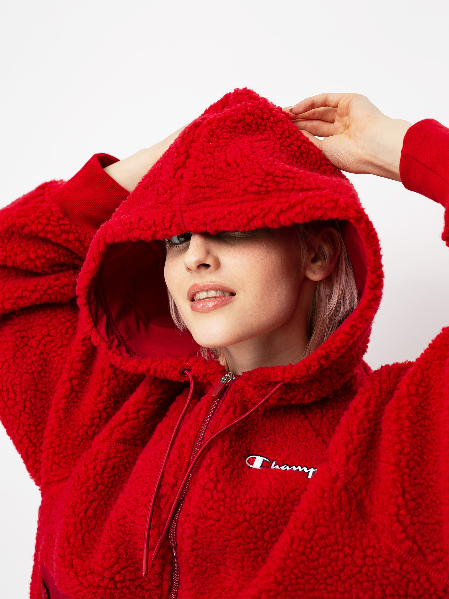 Kurtka Champion Full Zip Sweatshirt 113463 Wmn (ryr/rdd)