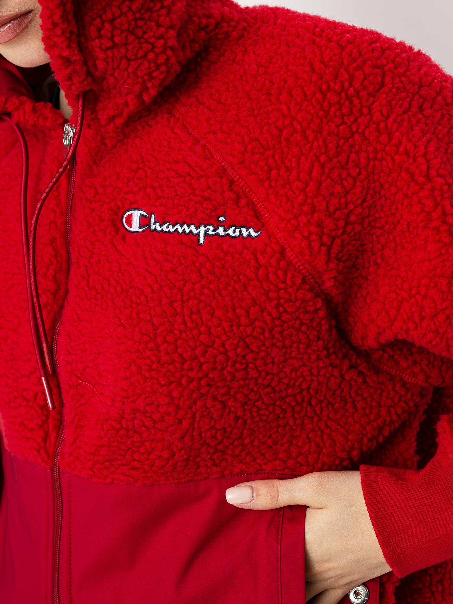 Kurtka Champion Full Zip Sweatshirt 113463 Wmn (ryr/rdd)