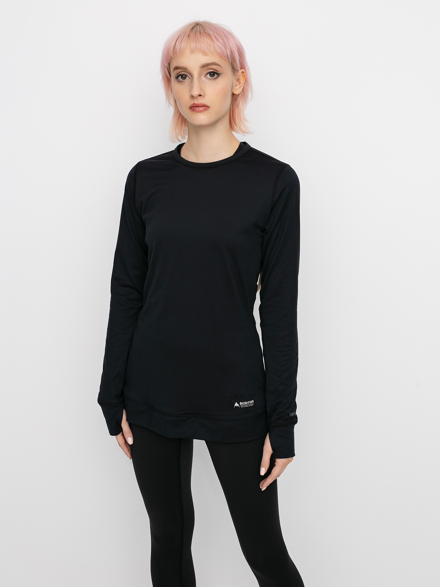 Damski Longsleeve aktywny Burton Midweight Base Layer Crew (true black)