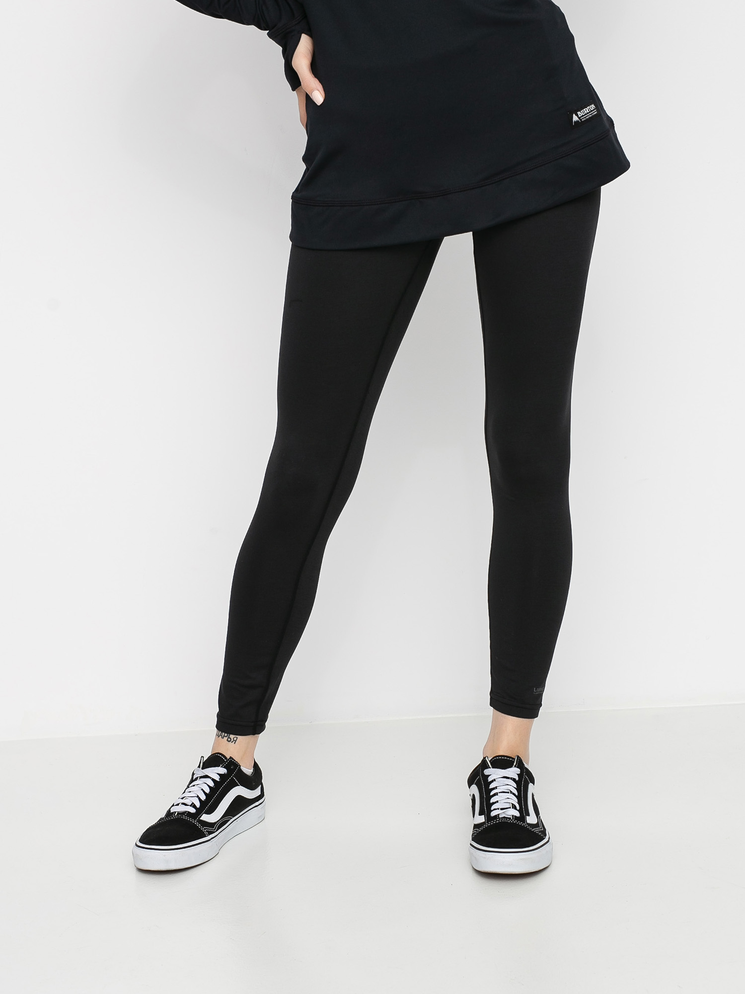 Damskie Legginsy aktywne Burton Lightweight X Base Layer Pant (true black)
