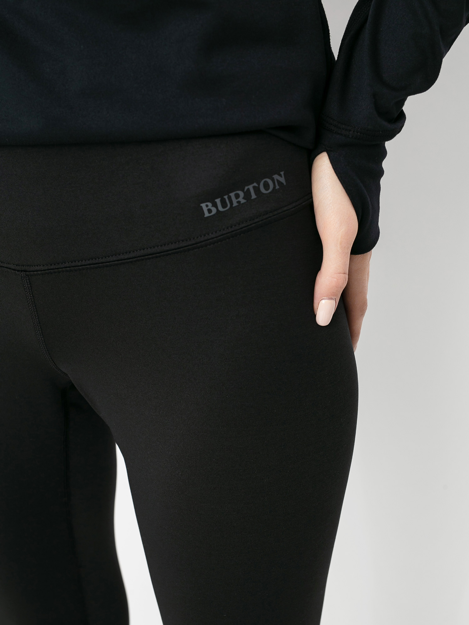 Damskie Legginsy aktywne Burton Lightweight X Base Layer Pant (true black)