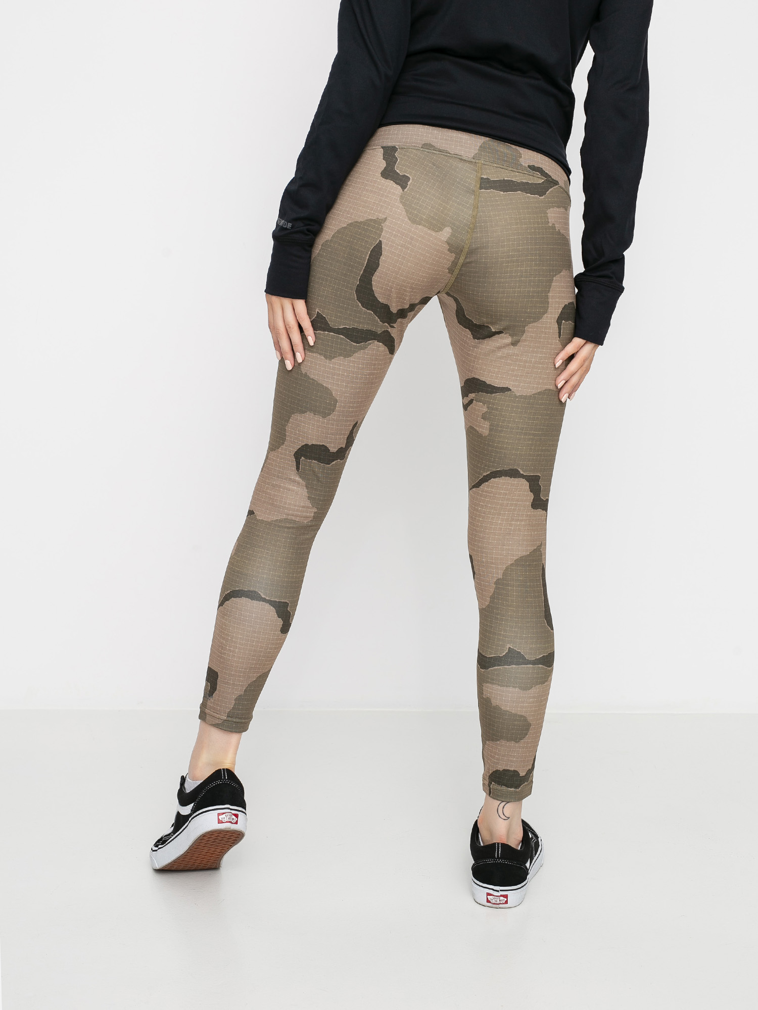 Damskie Legginsy aktywne Burton Lightweight X Base Layer Pant (barren camo)