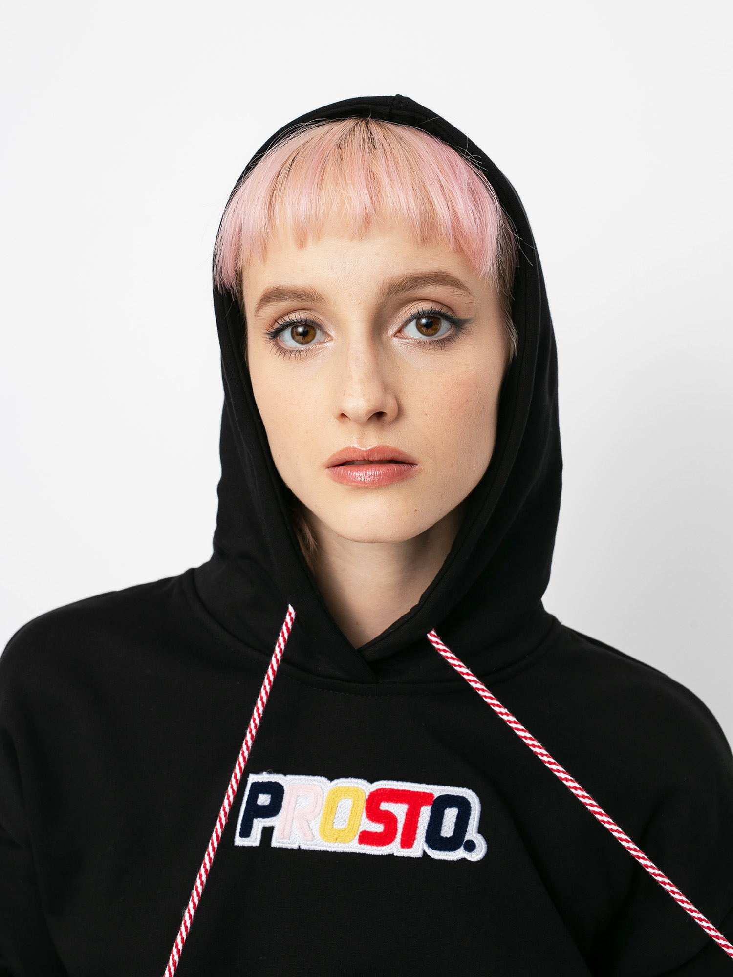 Bluza z kapturem Prosto Shenie HD Wmn (black)