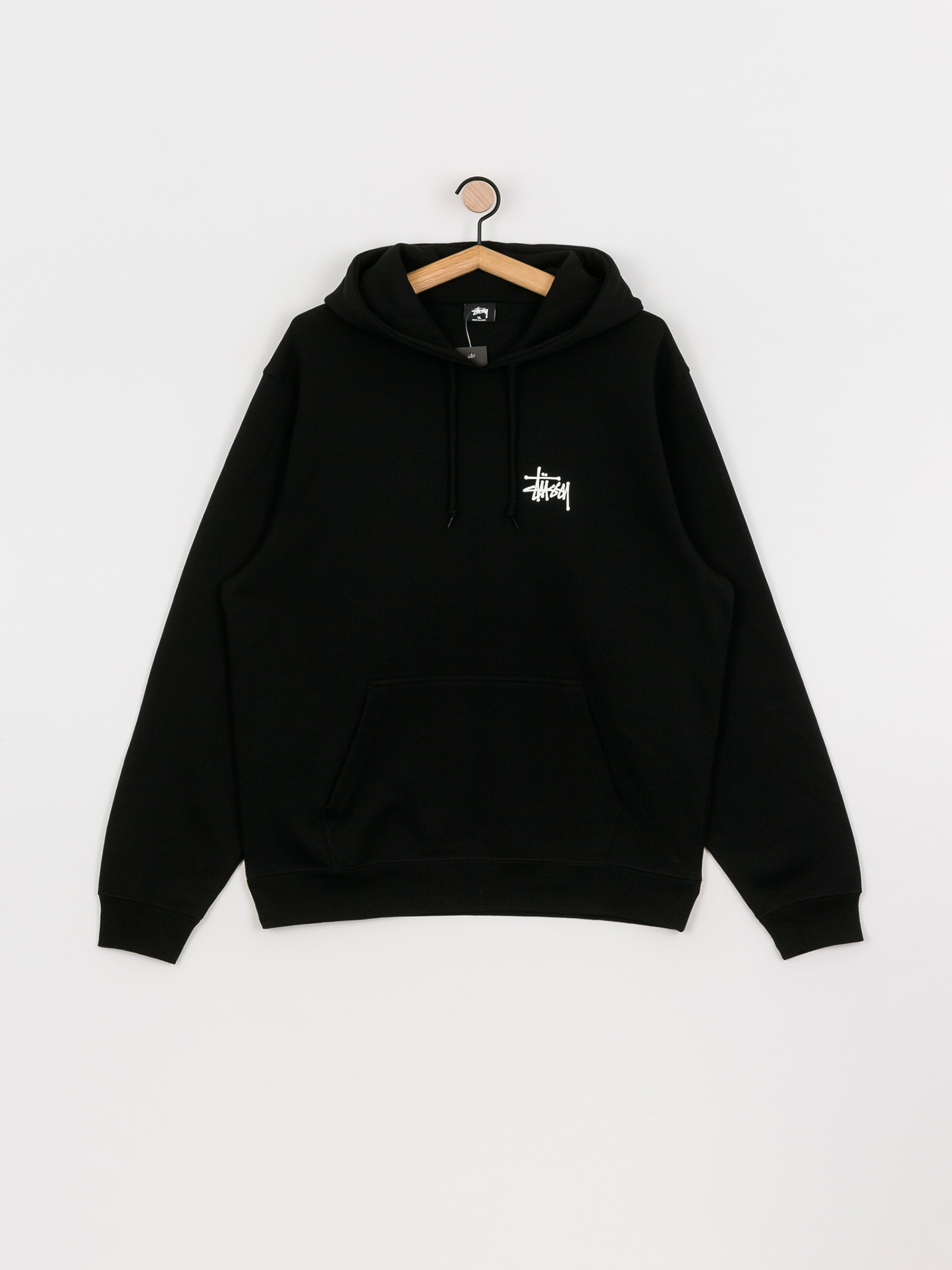 Bluza z kapturem Stussy Basic Stussy HD (black)