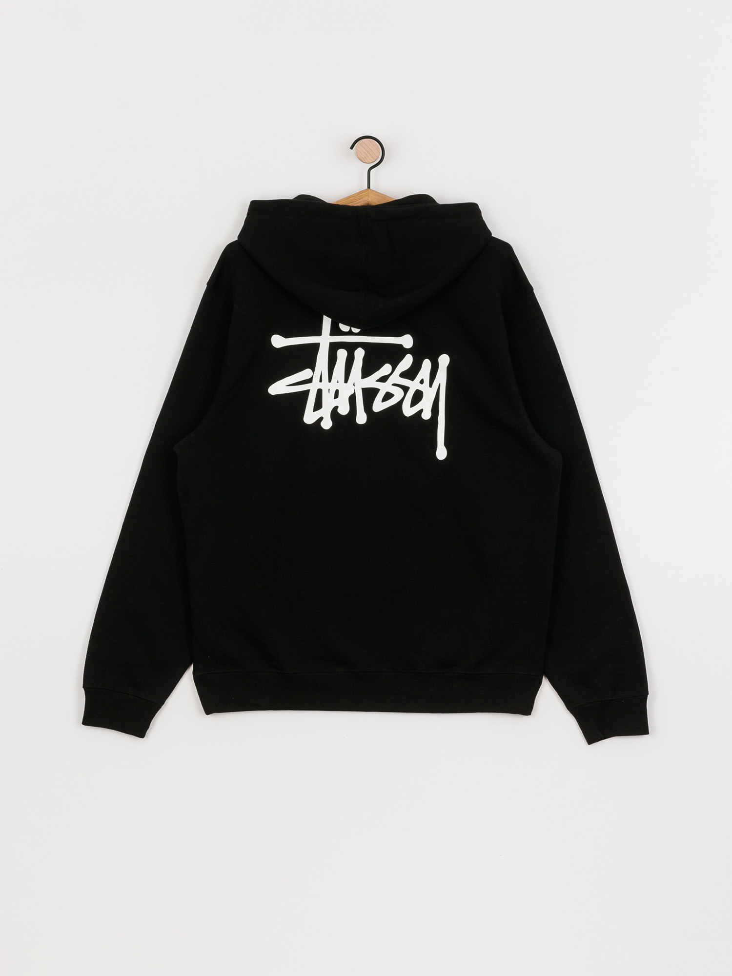Bluza z kapturem Stussy Basic Stussy HD (black)