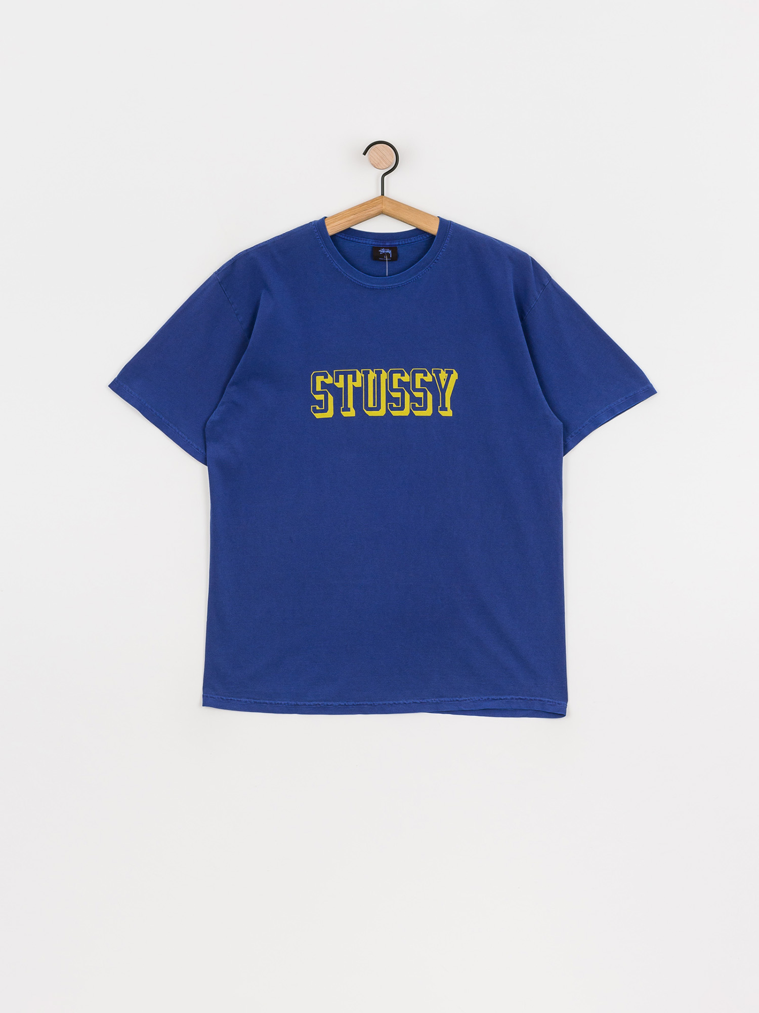 T-shirt Stussy 3D Collegiate Pig. Dyed (dark blue)