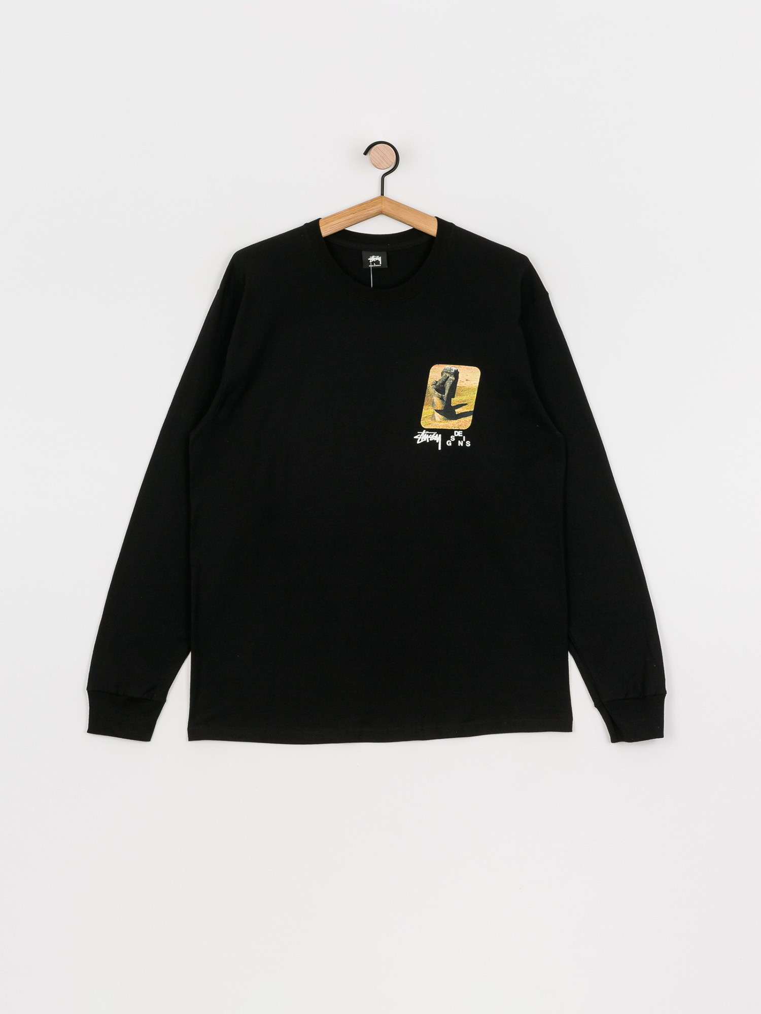 Longsleeve Stussy Moai (black)