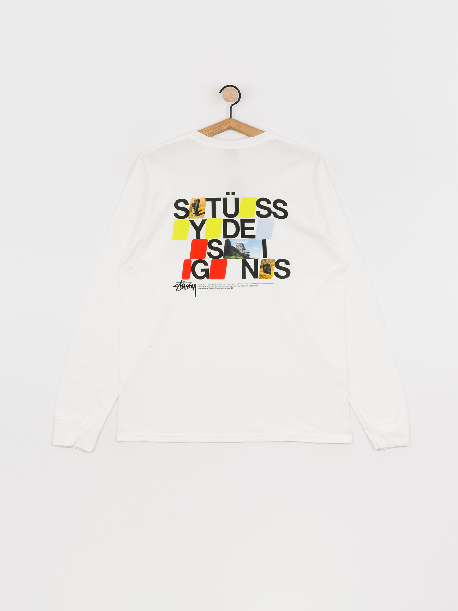 Longsleeve Stussy Moai (white)