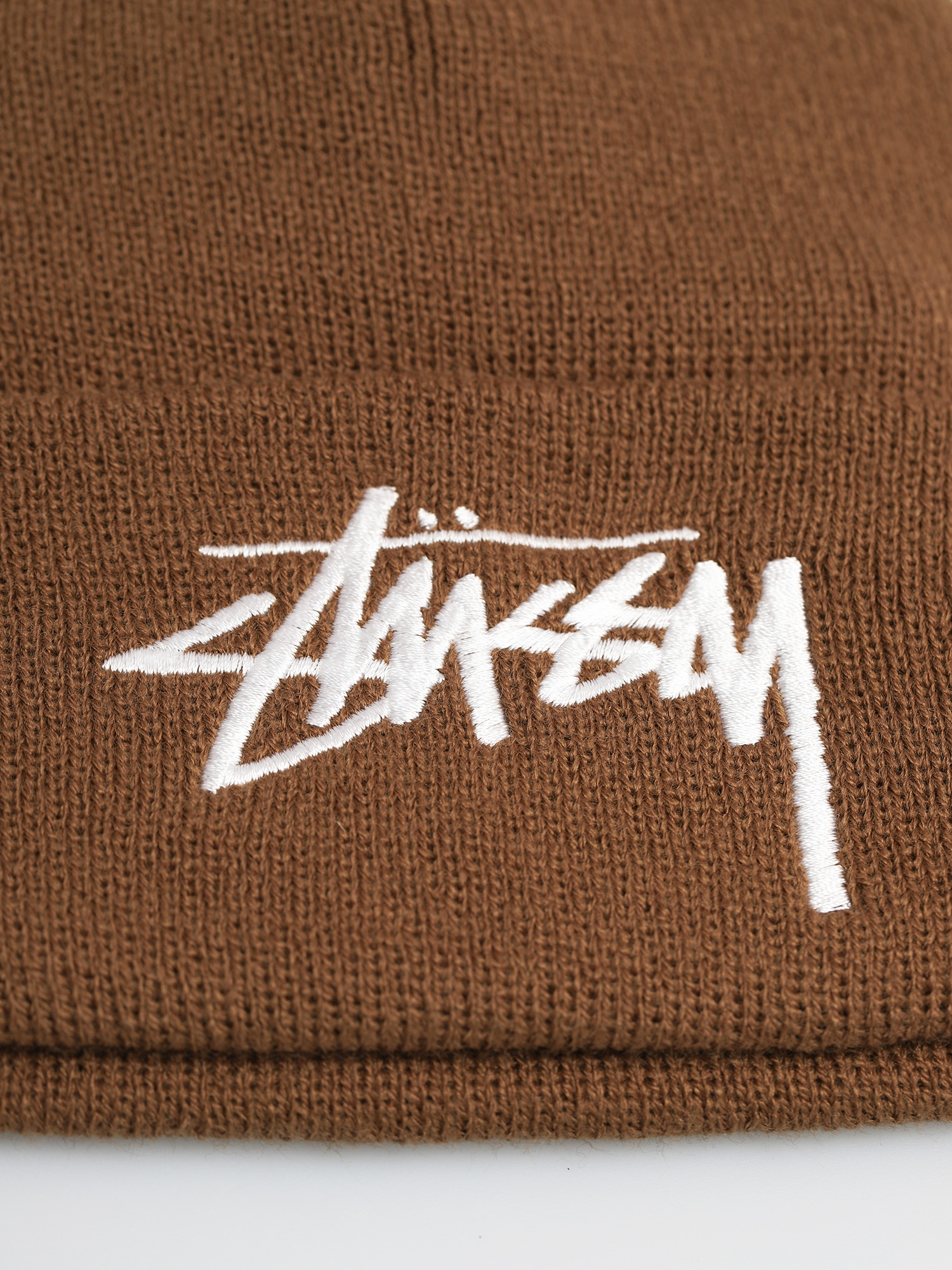 Czapka zimowa Stussy Big Stock Cuff (brown)