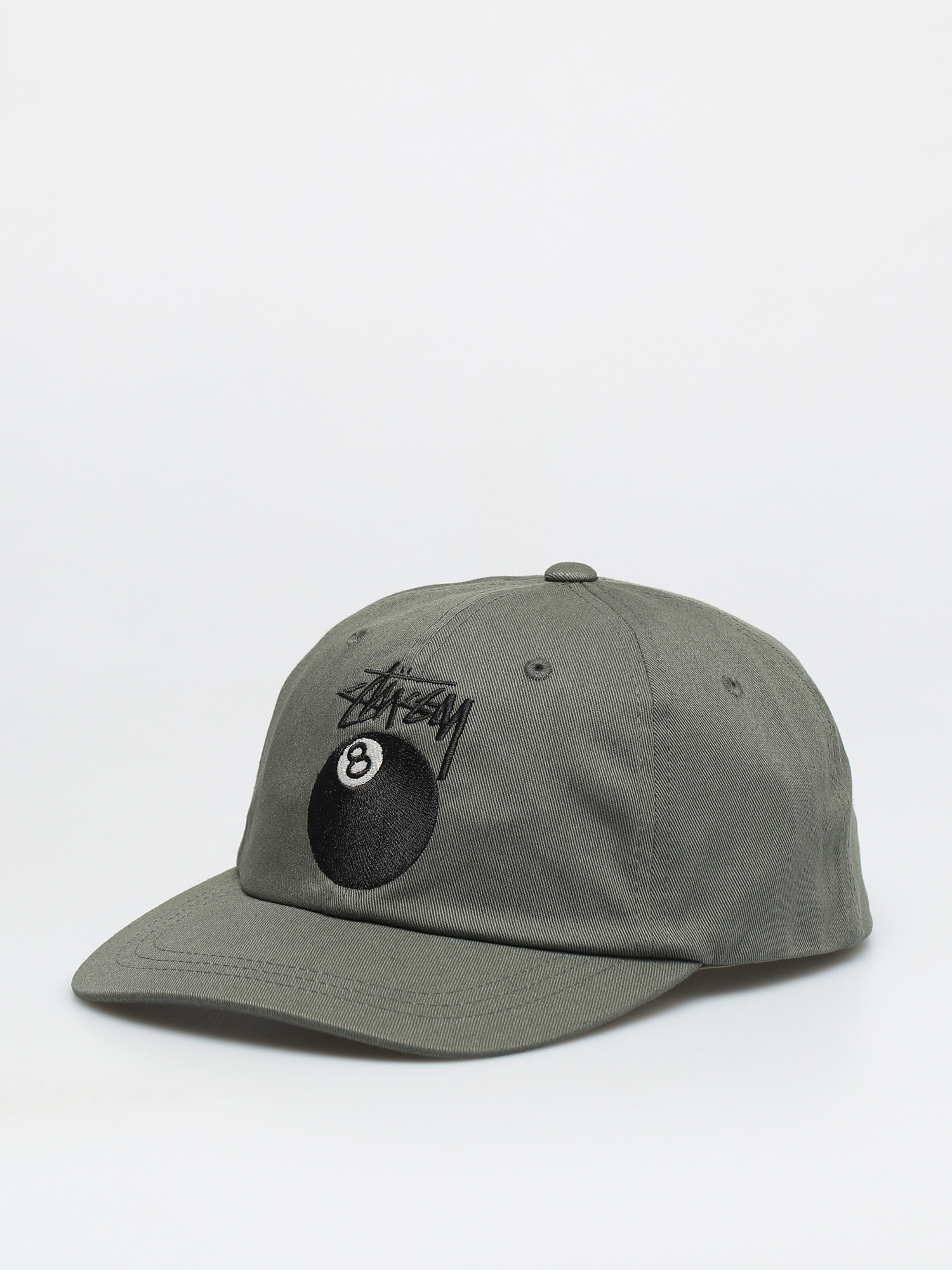 Czapka z daszkiem Stussy Stock 8 Ball Low Pro ZD (olive)