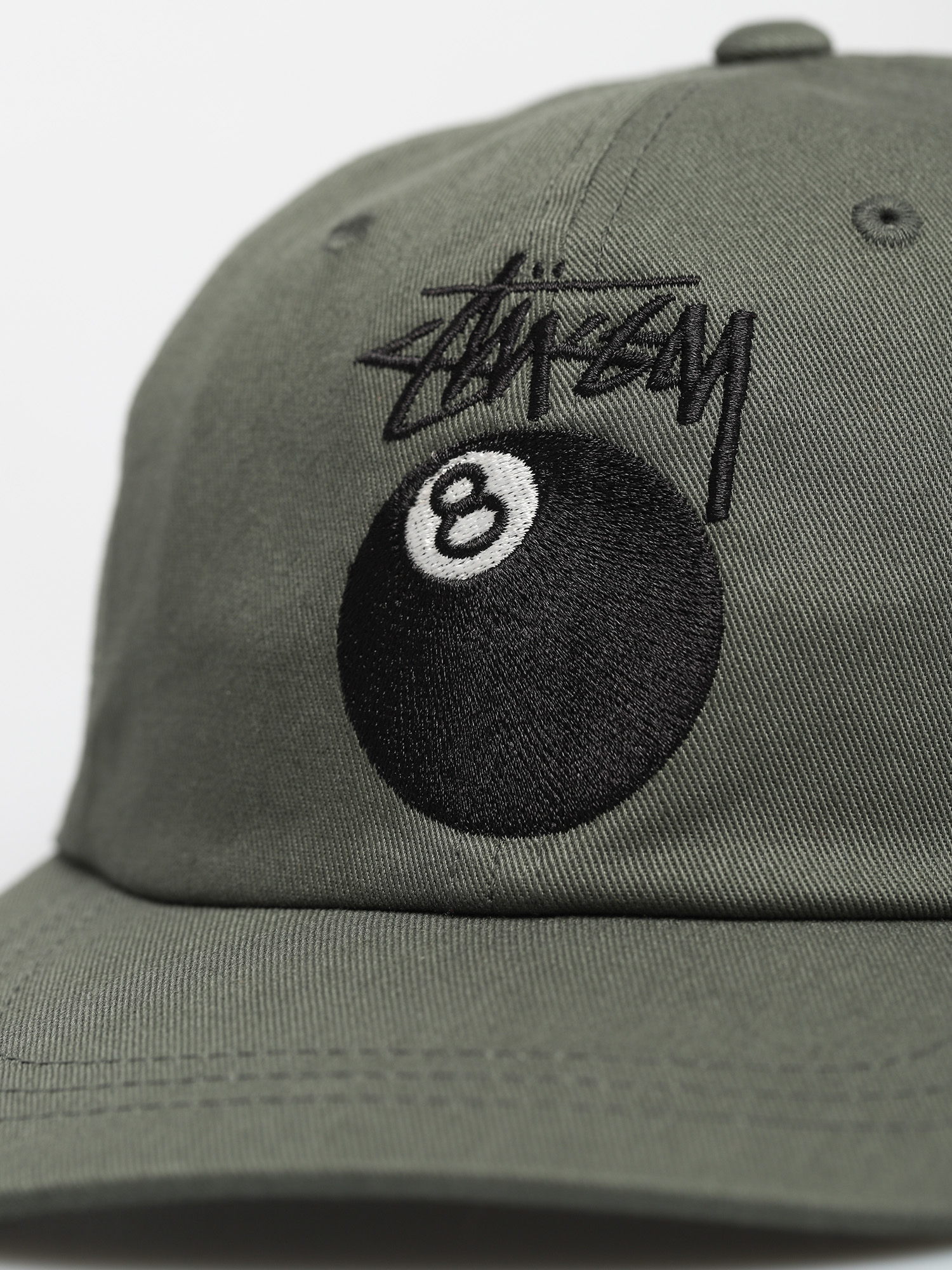Czapka z daszkiem Stussy Stock 8 Ball Low Pro ZD (olive)
