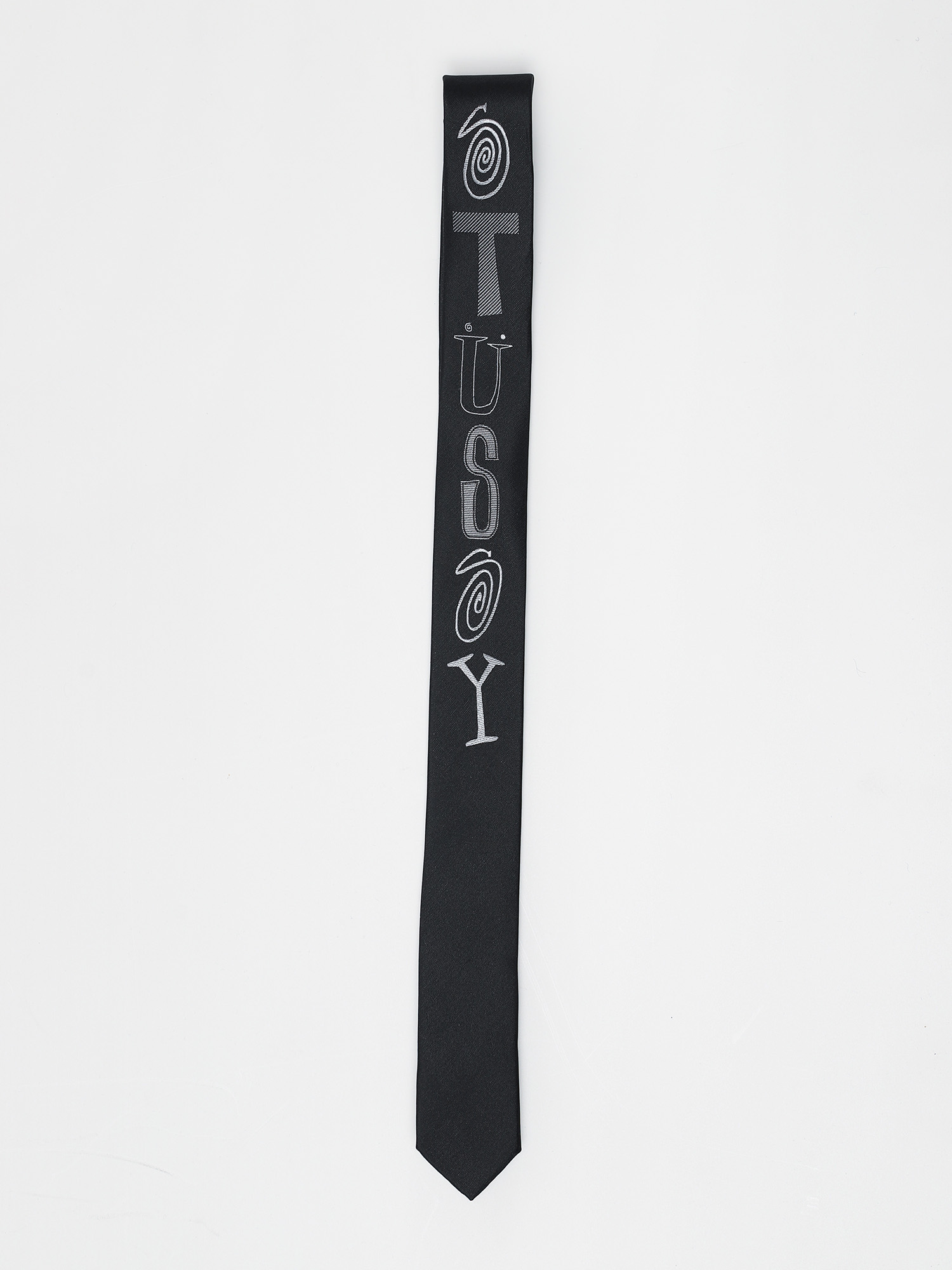 小物 Stussy RANSOM JACQUARD TIE Krawat Stussy Ransom Jacquard (black)