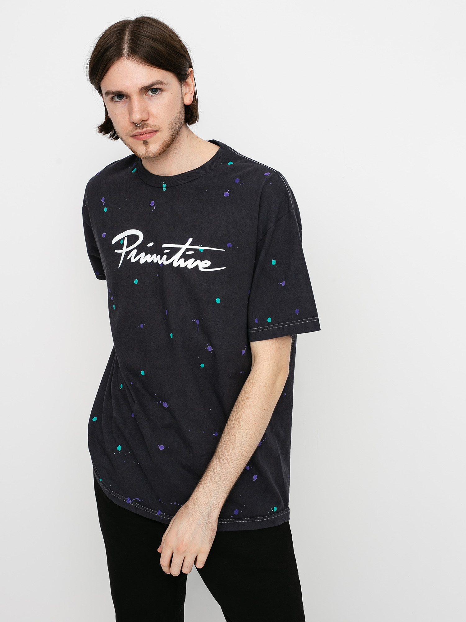 T-shirt Primitive Nuevo Puff Washed (black)
