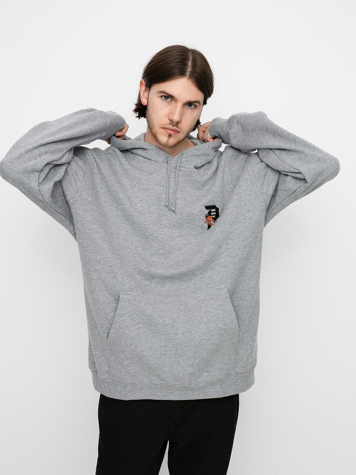 Bluza z kapturem Primitive Dirty P HD (grey heather)