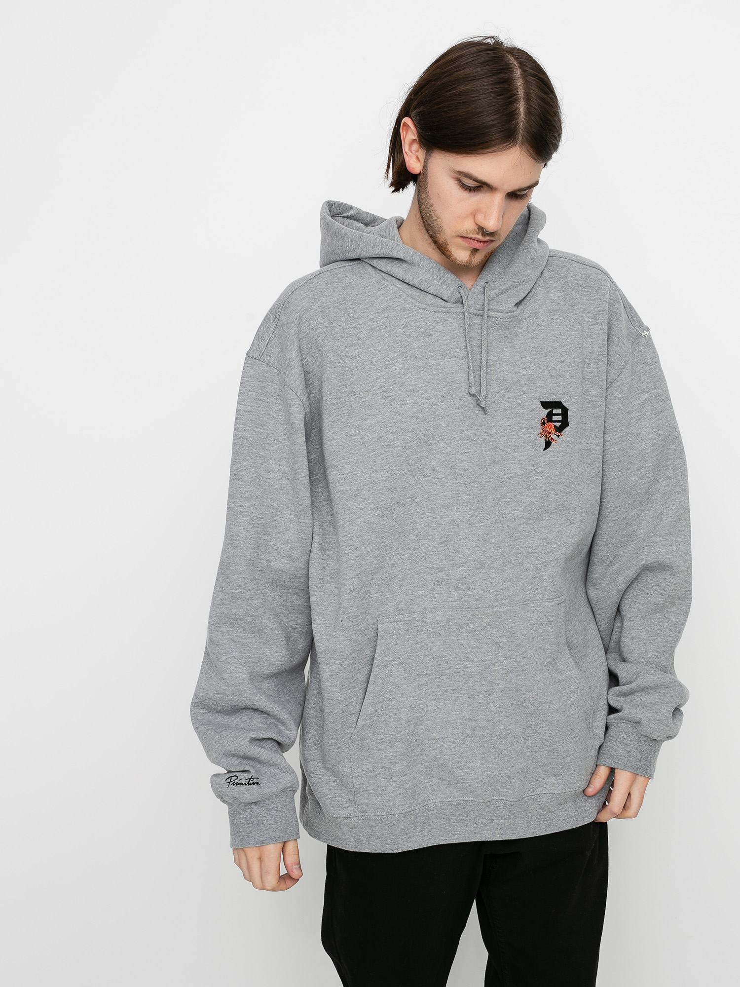 Bluza z kapturem Primitive Dirty P HD (grey heather)