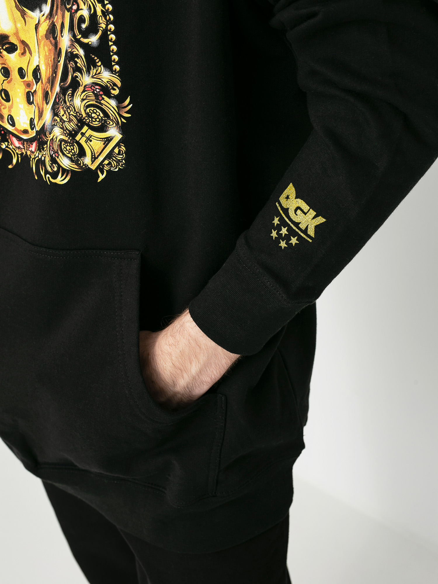 Bluza z kapturem DGK Baraque HD (black)