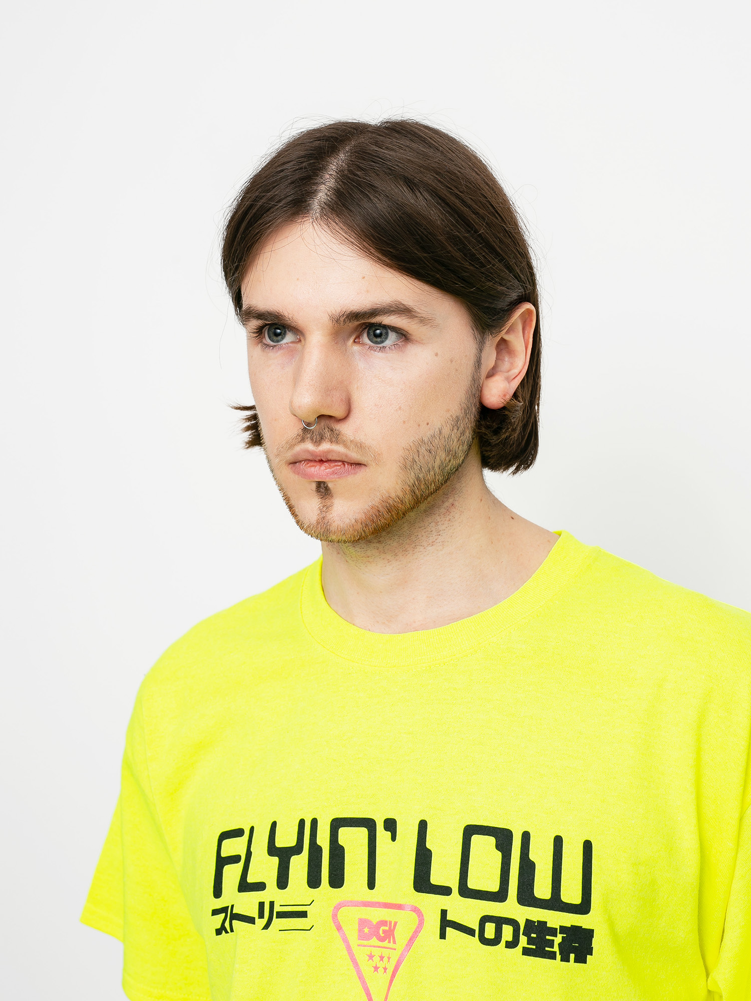 T-shirt DGK Liquid City (sefety green)