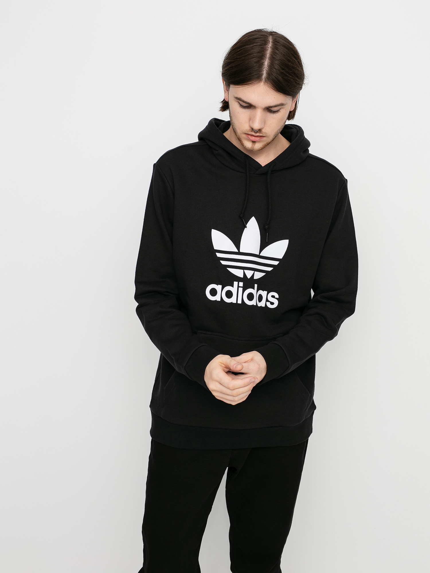 Bluza z kapturem adidas Originals Trefoil HD (black)