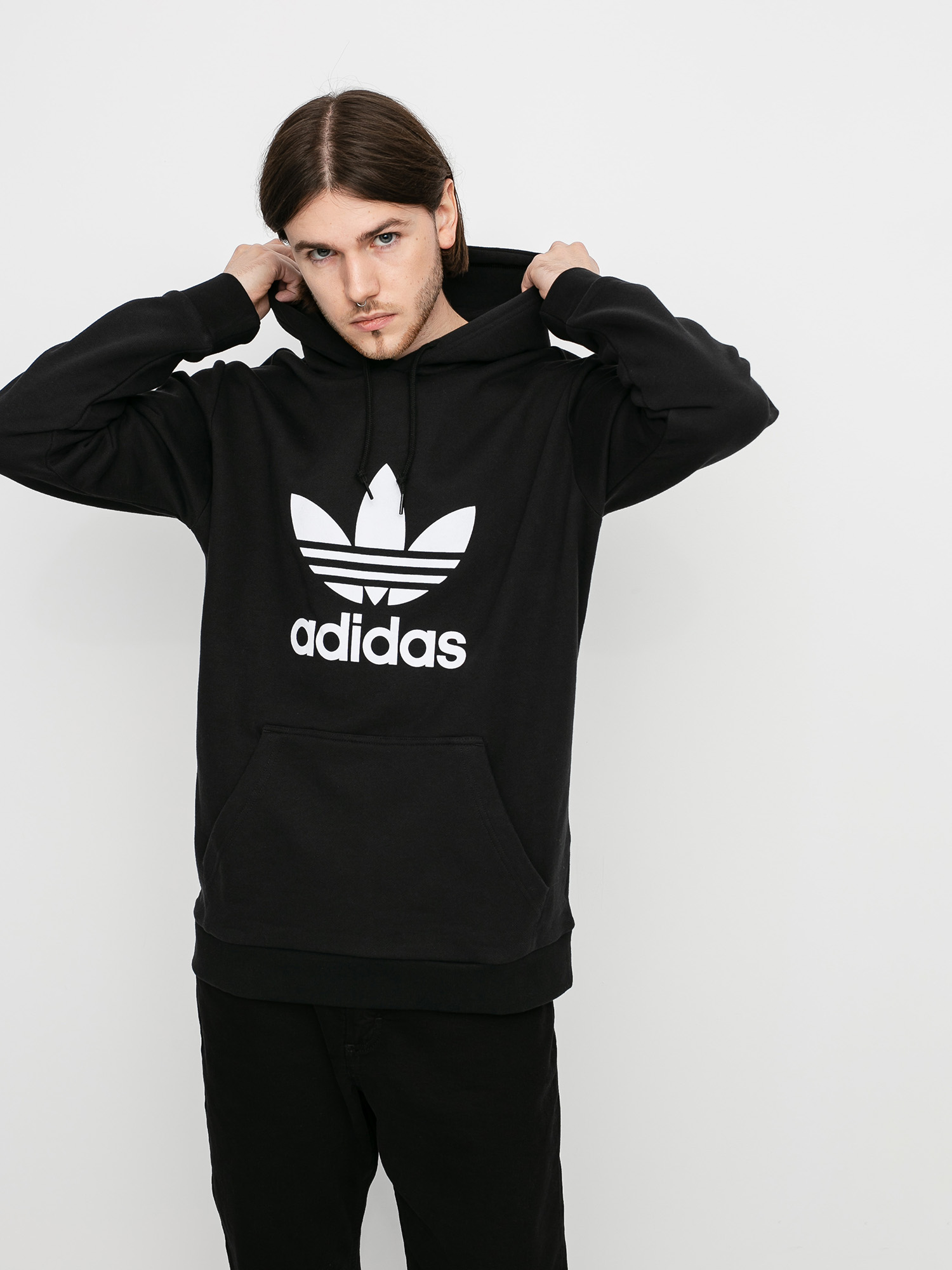 Bluza z kapturem adidas Originals Trefoil HD (black)