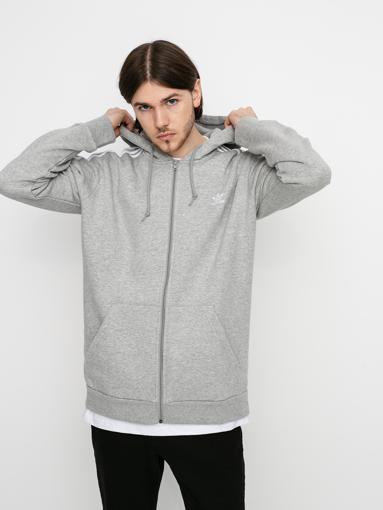 Bluza adidas Originals 3 Stripes (medium grey heather)