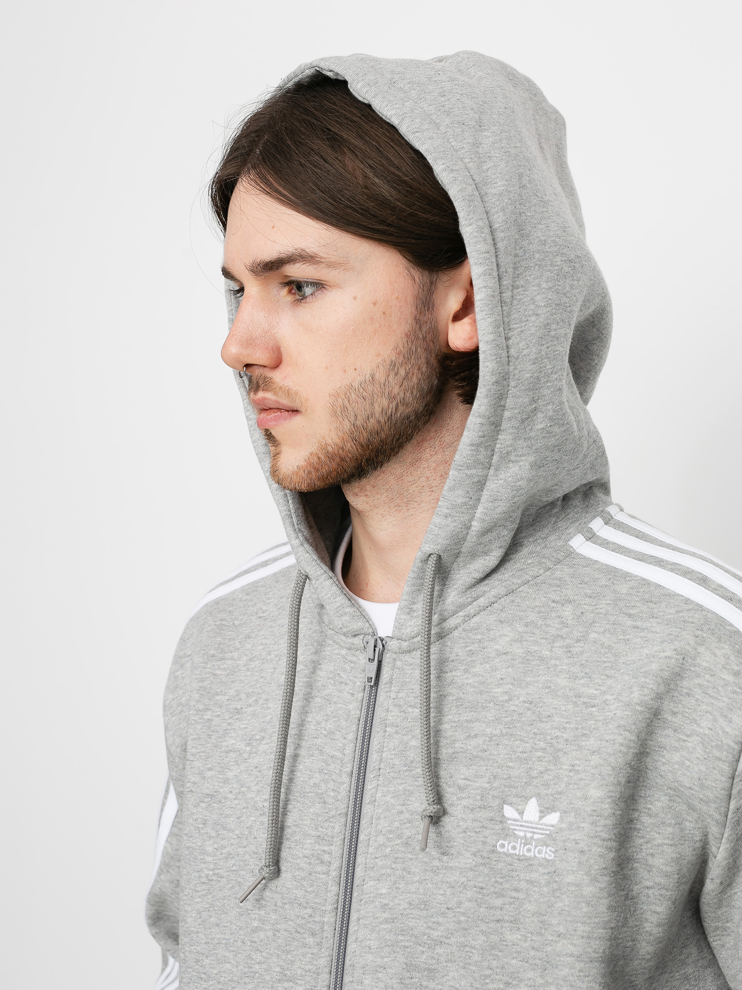 Bluza adidas Originals 3 Stripes (medium grey heather)