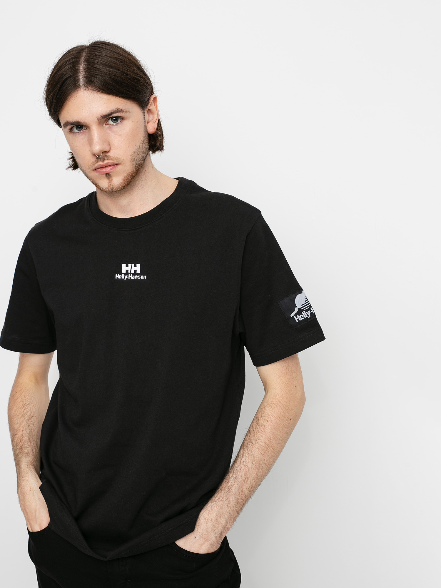 T-shirt Helly Hansen Twin Logo (black)