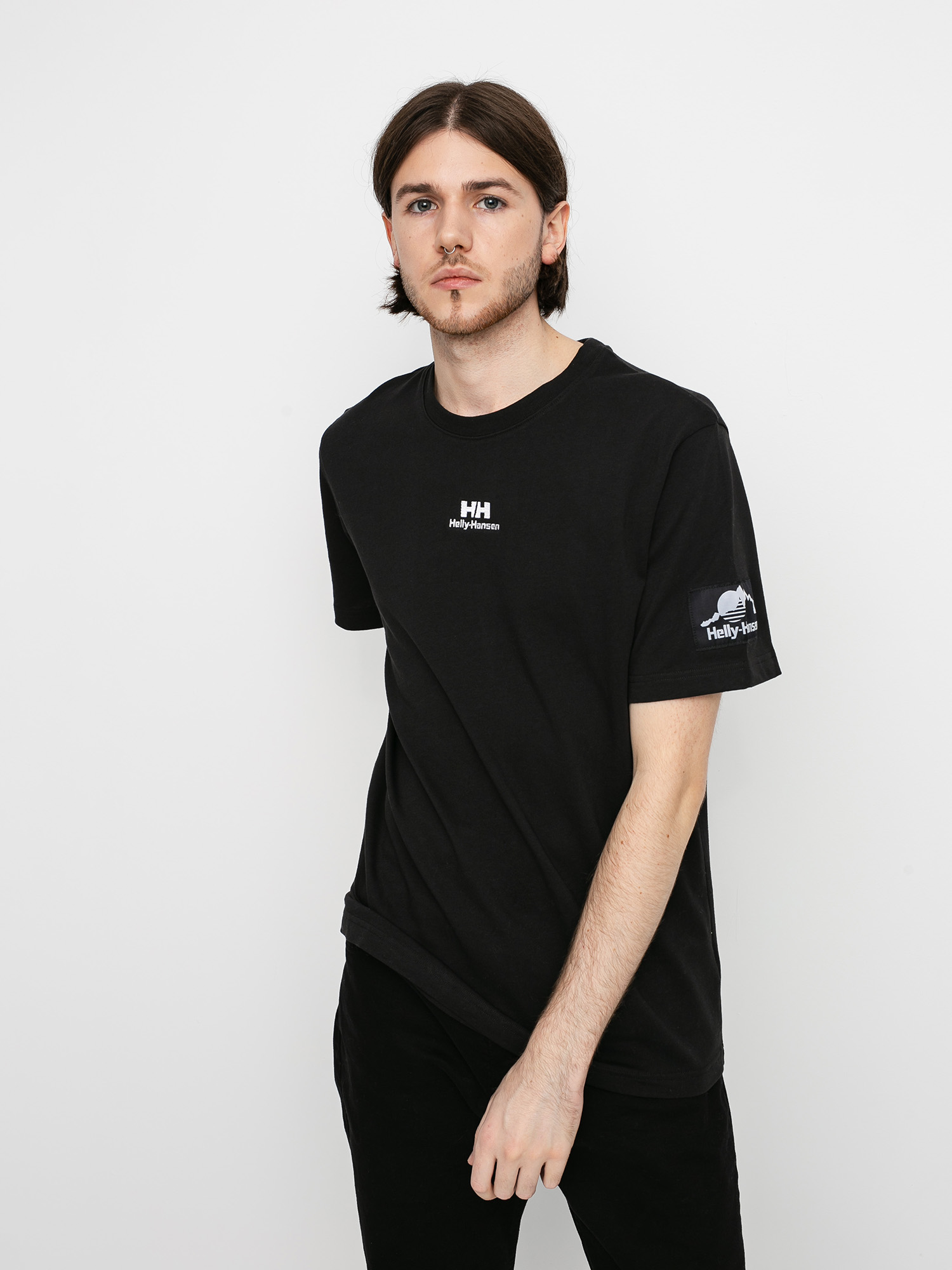T-shirt Helly Hansen Twin Logo (black)