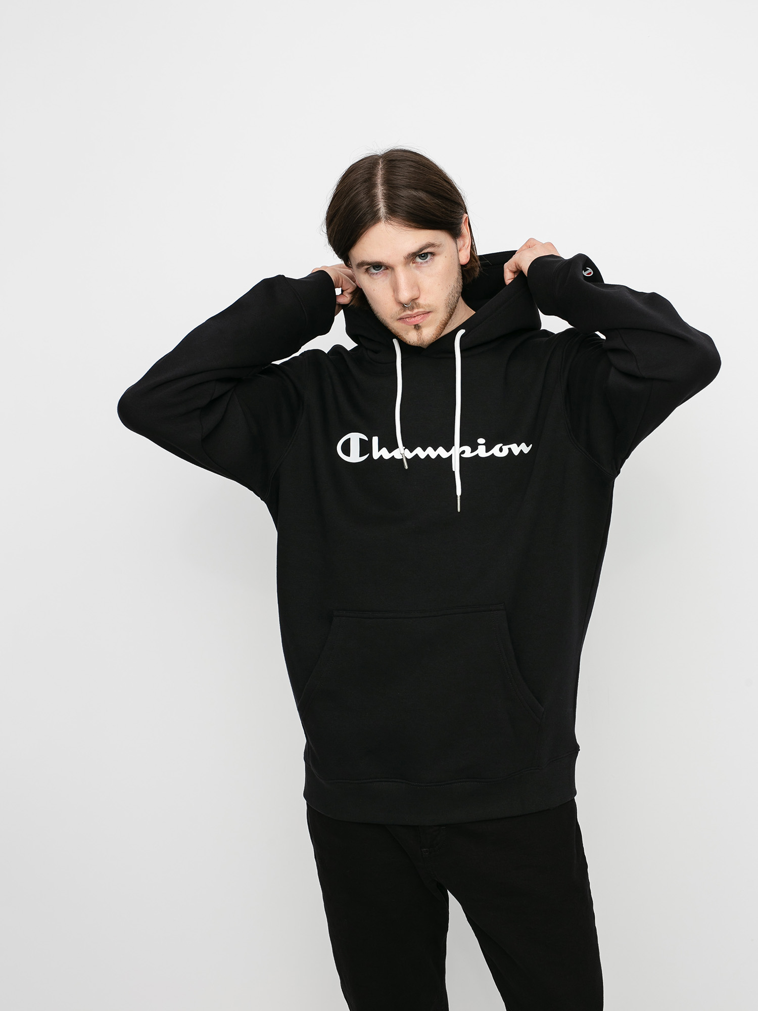 Bluza z kapturem Champion Legacy Sweatshirt HD 214743 (nbk)