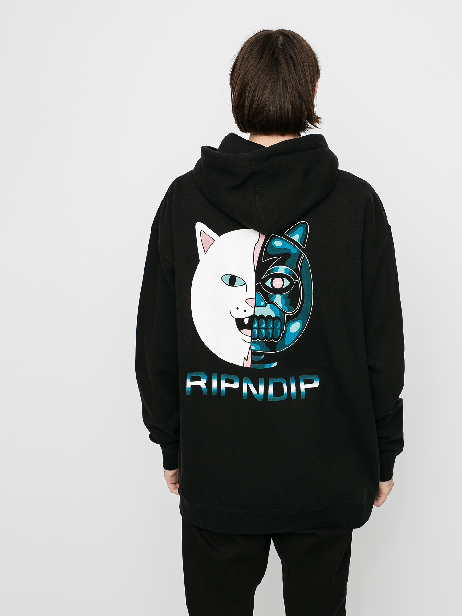 Bluza z kapturem RipNDip Nerminator HD (black)