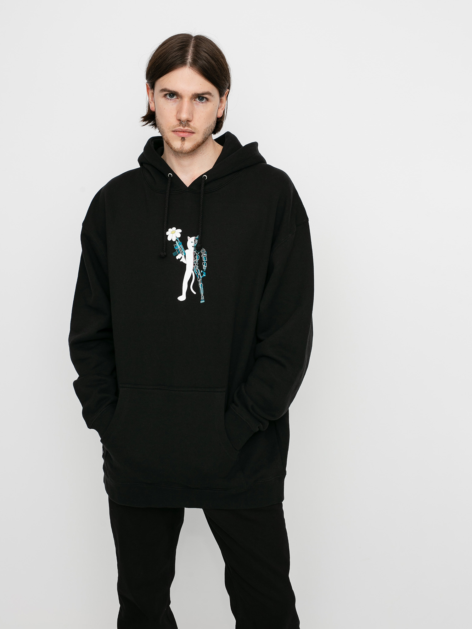 Bluza z kapturem RipNDip Nerminator HD (black)